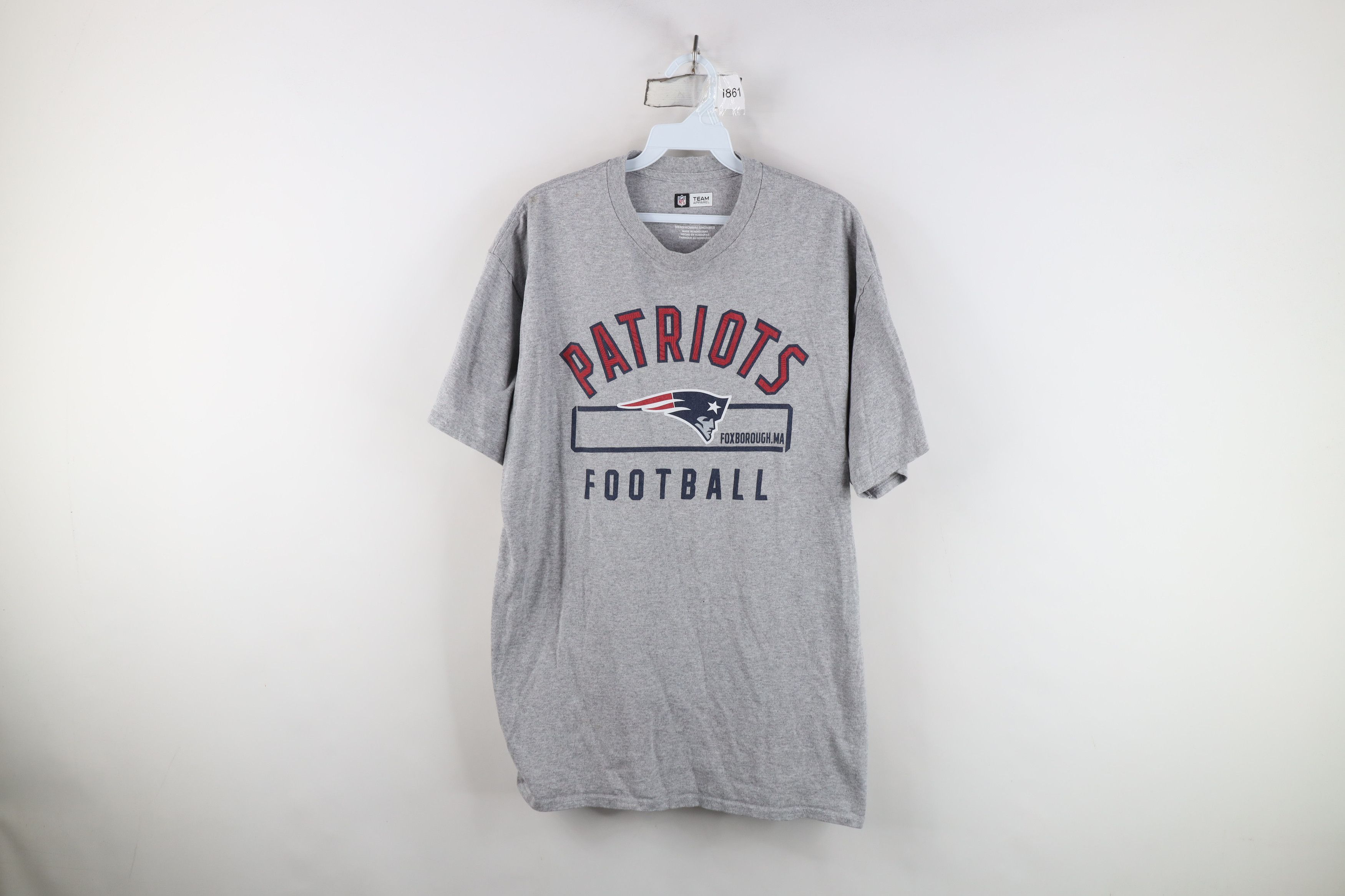 Vintage Vintage Y2K NFL New England Patriots Football T-Shirt Gray Size US L / EU 52-54 / 3 - 1 Thumbnail