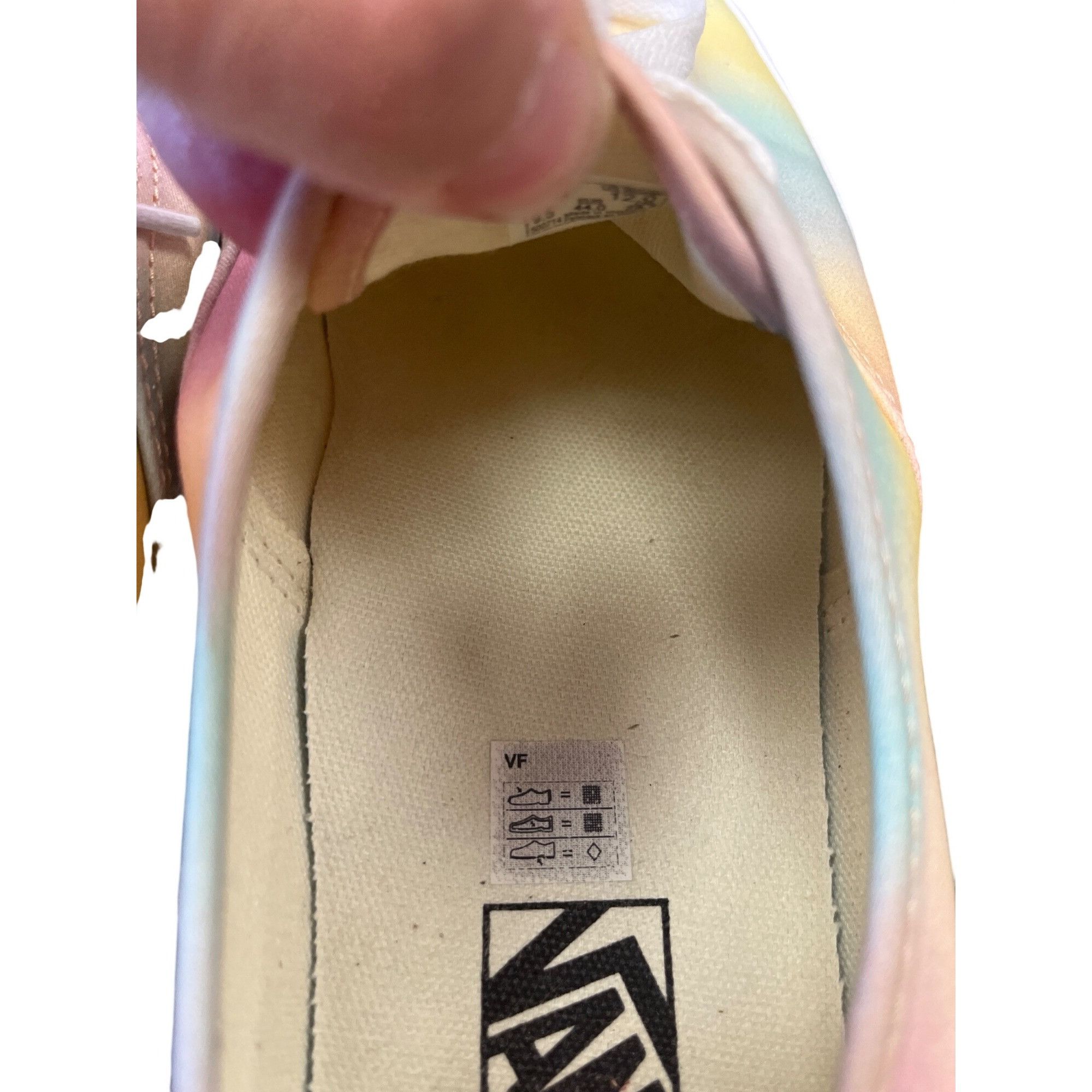 Vans Vans mens womans yellow pink low top sneakers sz 10.5m/12w S Size US 10.5 / EU 43-44 - 7 Thumbnail