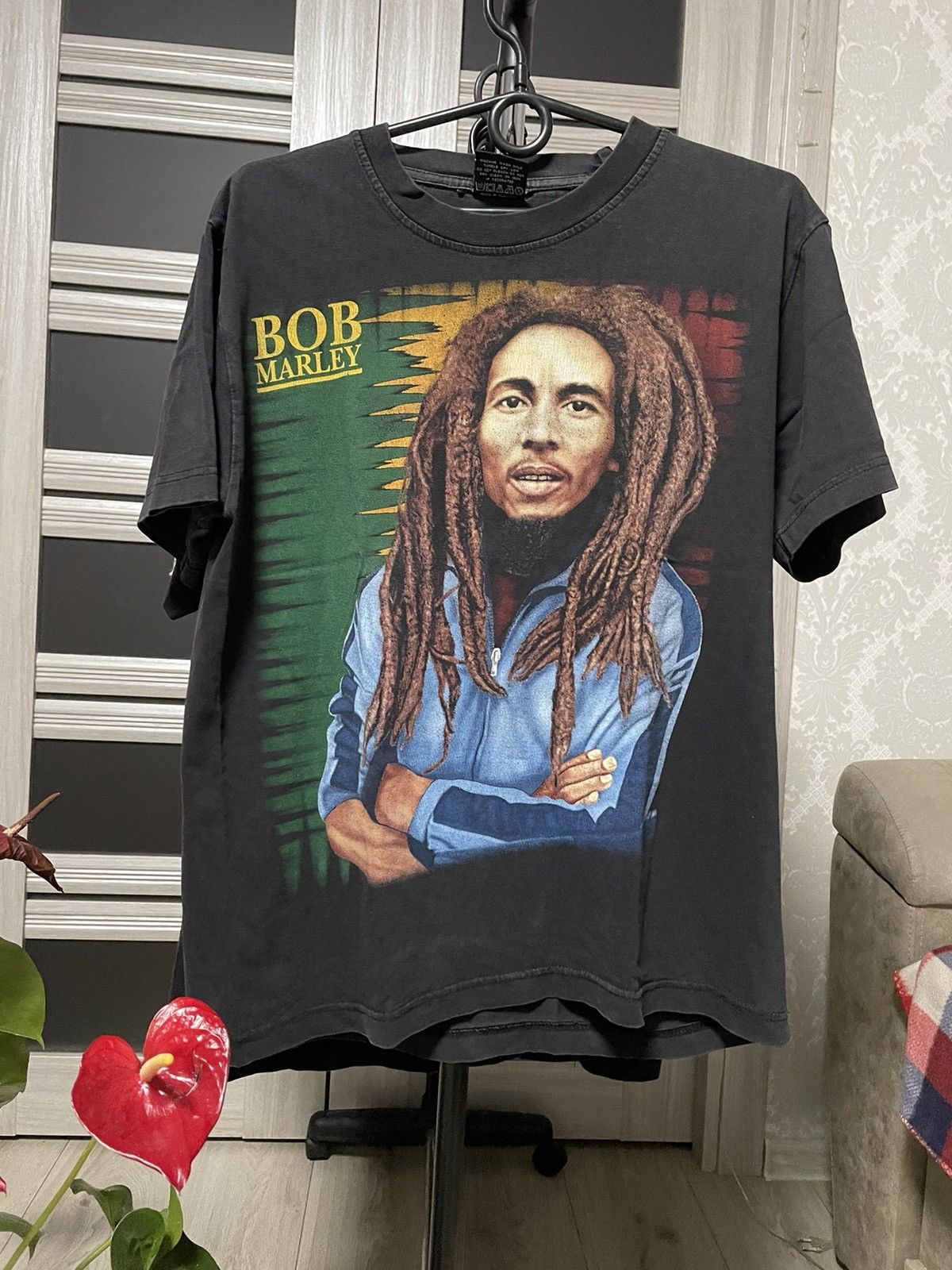 Band Tees Vintage 90s Bob Marley Double Sided Reggae Band Tee Size US M / EU 48-50 / 2 - 1 Thumbnail