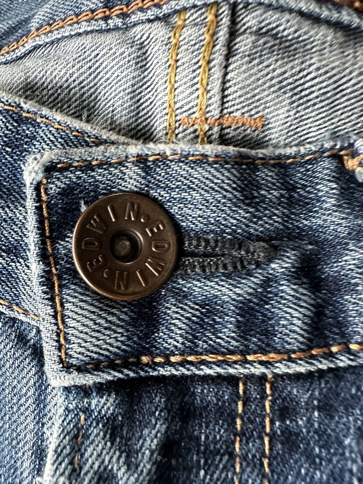 Edwin Vtg Edwin 505zxx Selvedge Redline Faded Denim W31 D411 Size US 31 - 17 Thumbnail