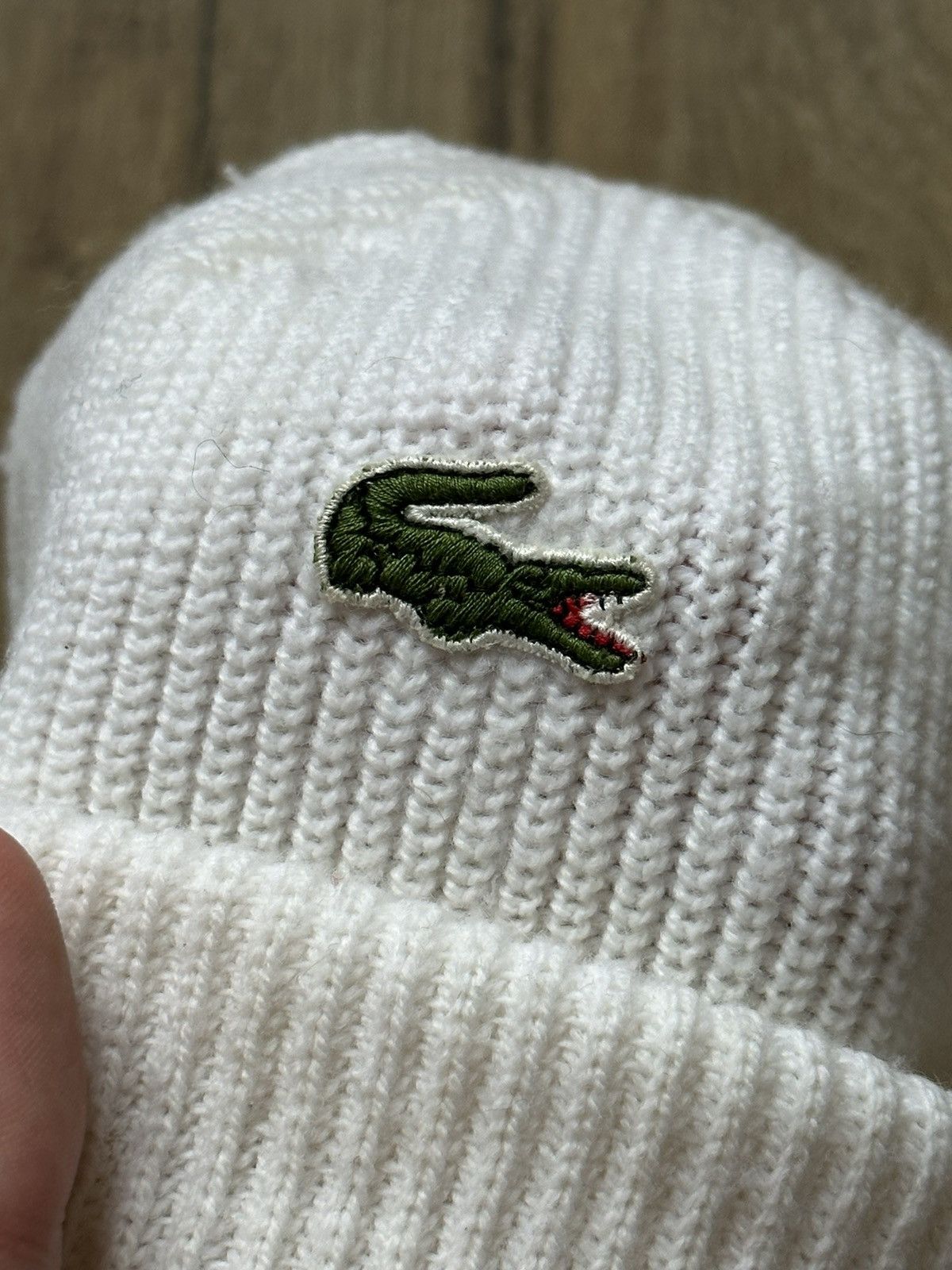Lacoste Vintage Lacoste Chemise France Wool IF6WAS9 Hat Size ONE SIZE - 5 Thumbnail