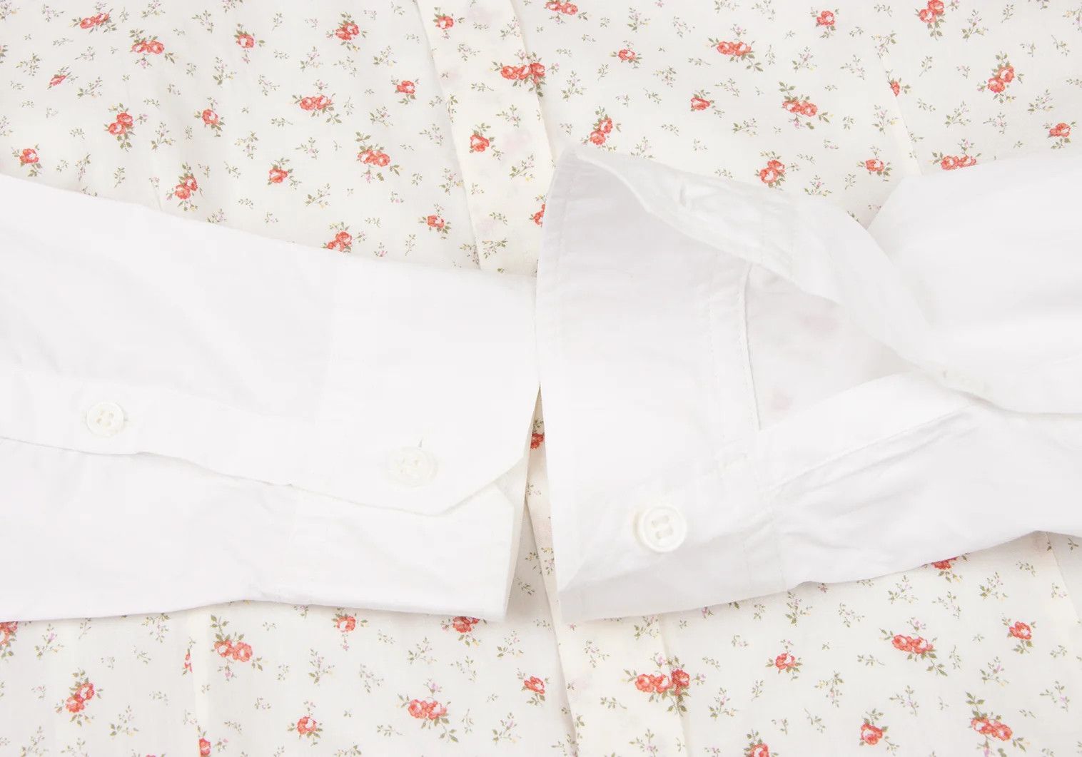 Yohji Yamamoto YOHJI YAMAMOTO Cotton Flower Shirt White 3 Size US S / EU 44-46 / 1 - 7 Thumbnail