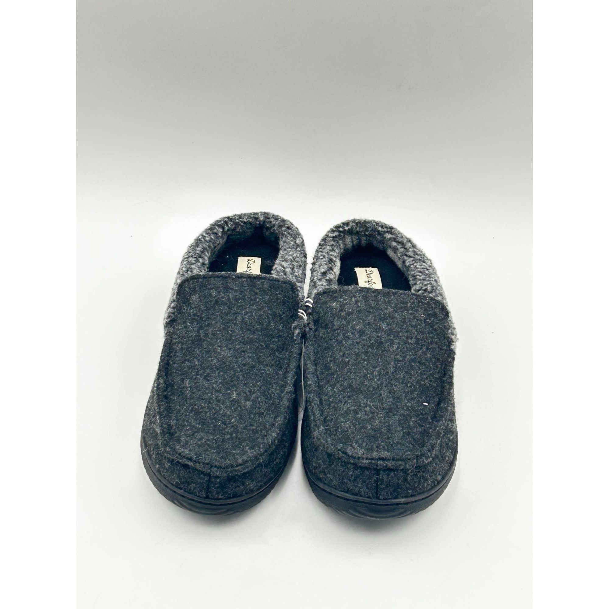 Other Dearfoams Mens Slippers M 9-10 Black Memory Foam Indoor Outd Size US 9 / EU 42 - 2 Thumbnail