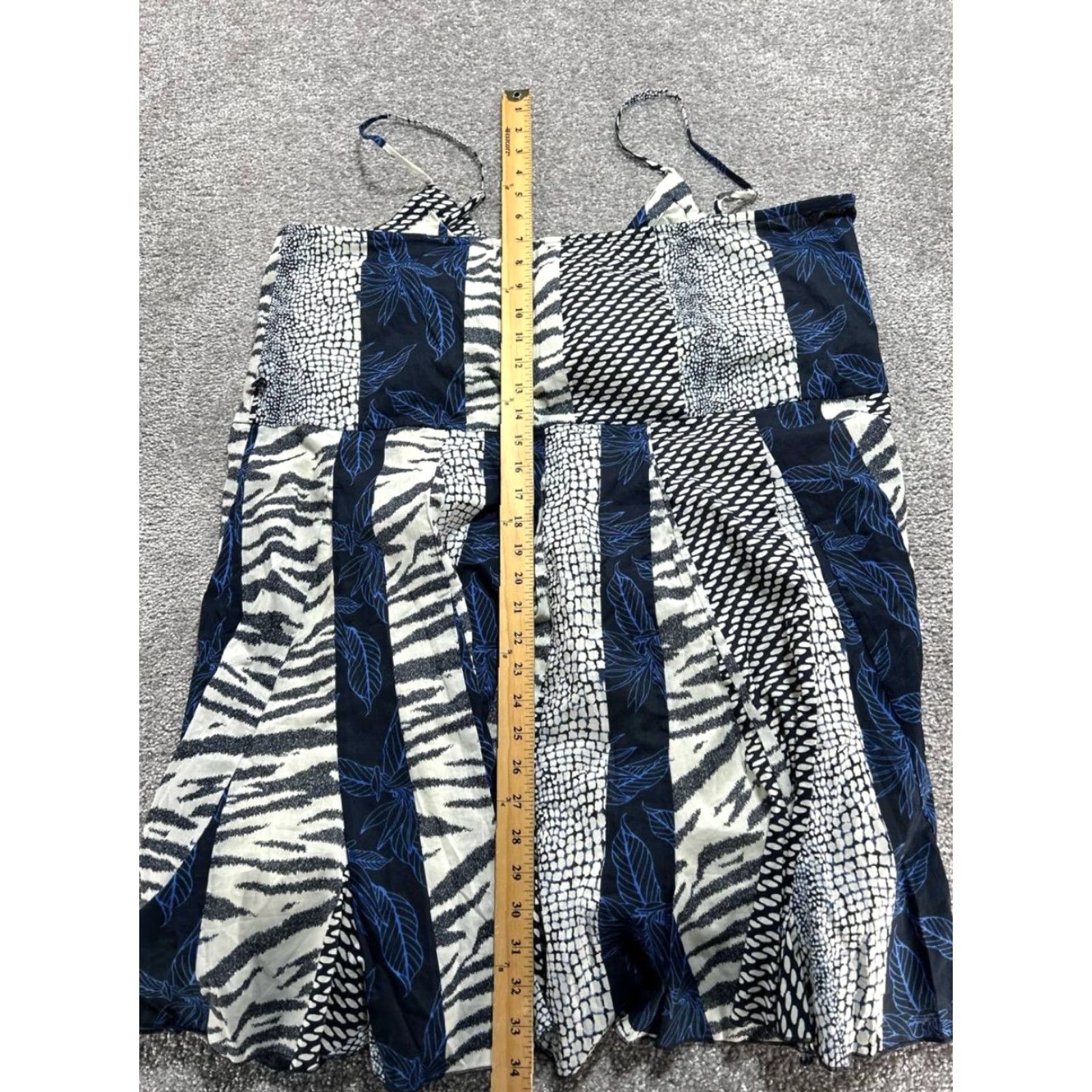 Banana Republic Banana Republic Tie Waist Mini Dress Womens XL Multicolor Cotton Flare Hem New Size XL / US 12-14 / IT 48-50 - 5 Thumbnail