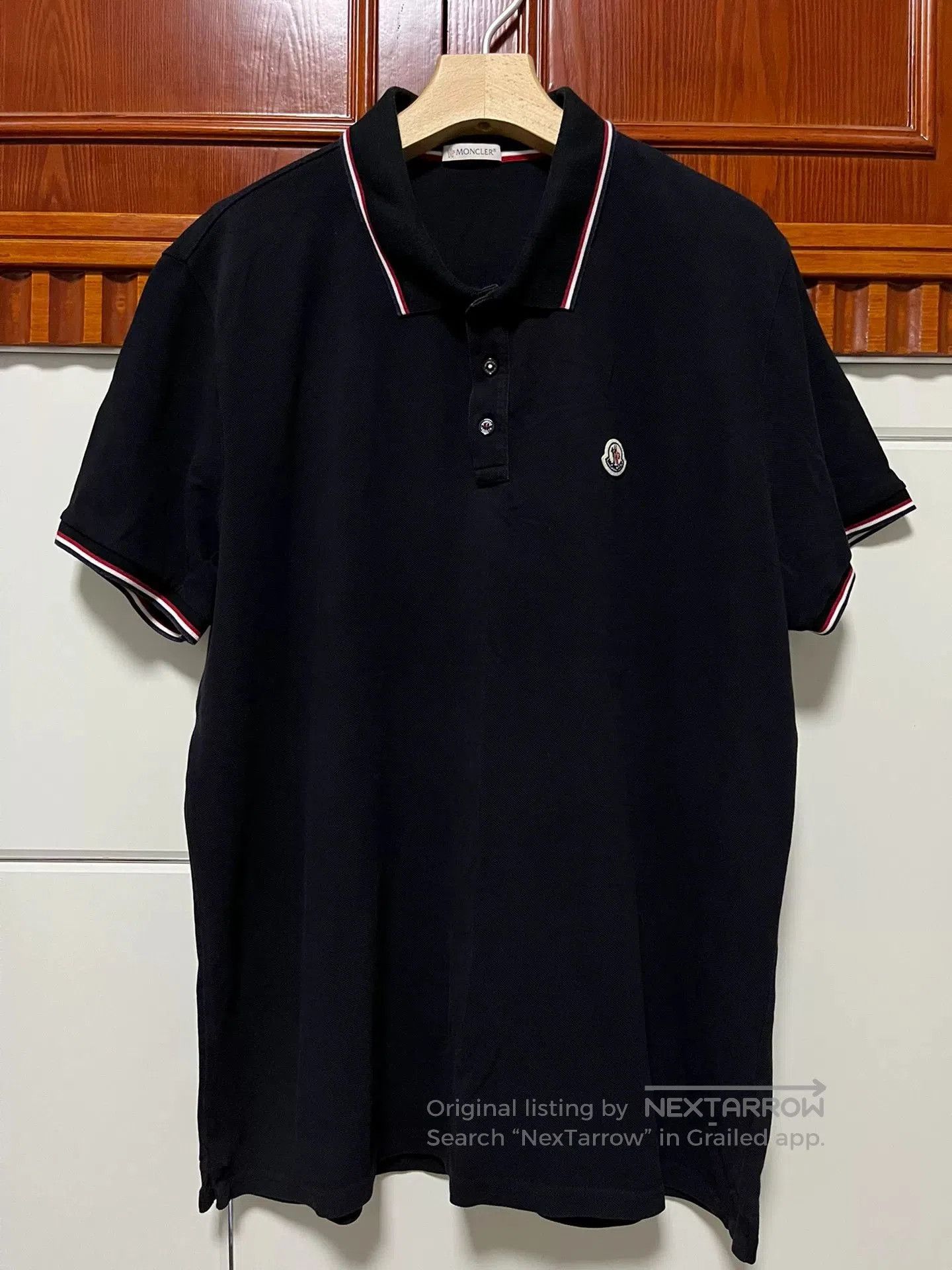 Moncler Moncler Men's Polo Shirt with Logo. Size US XXL / EU 58 / 5 - 2 Thumbnail