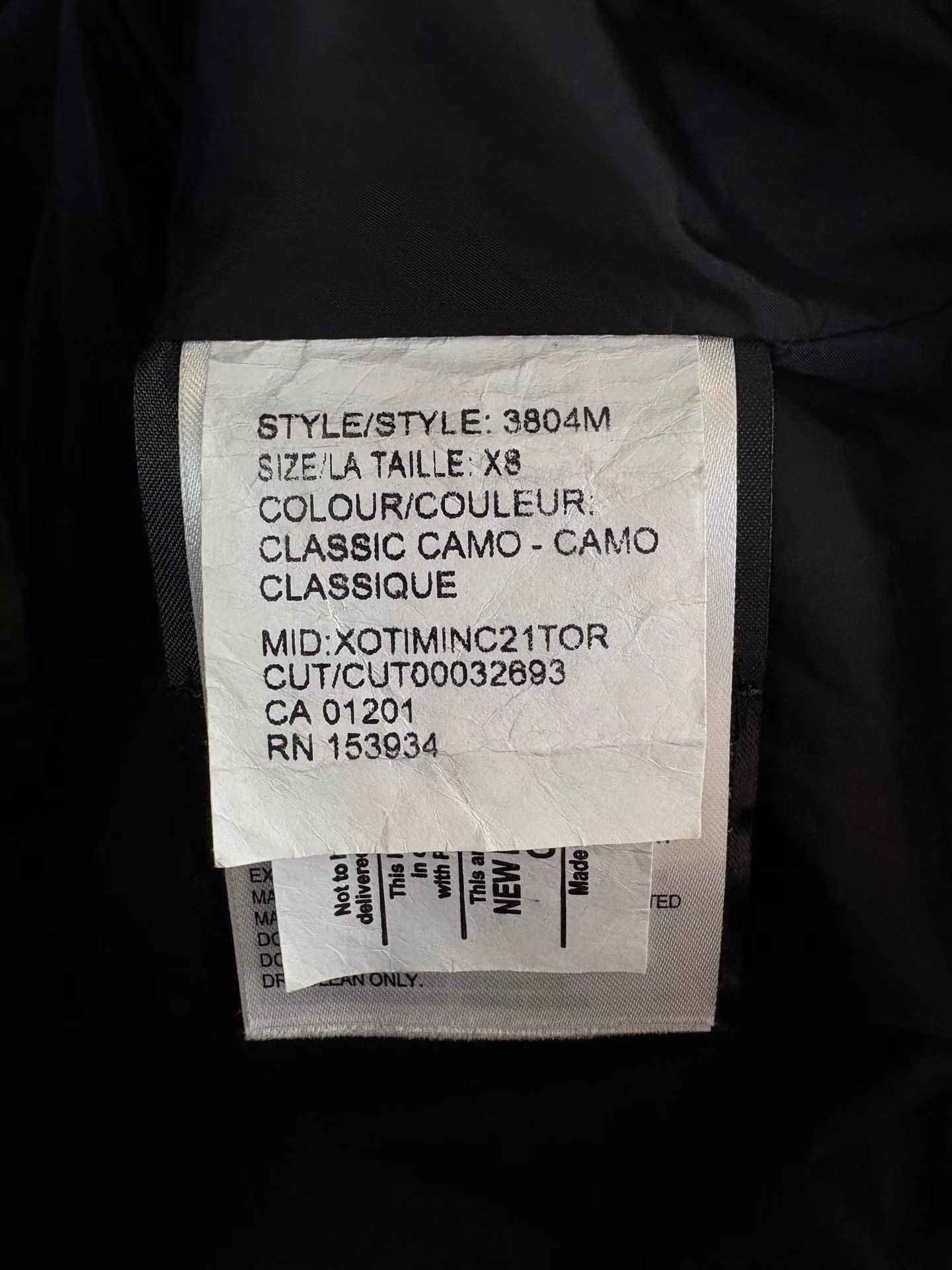 Canada Goose CANADA GOOSE Camouflage Down Jacket Size US XS / EU 42 / 0 - 4 Thumbnail