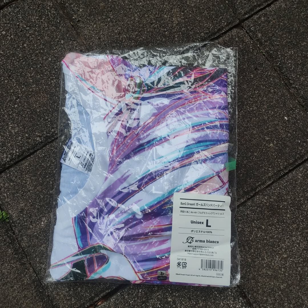 Anime Bang Dream Roselia Ako Udagawa Anime Tee Size US L / EU 52-54 / 3 - 2 Thumbnail