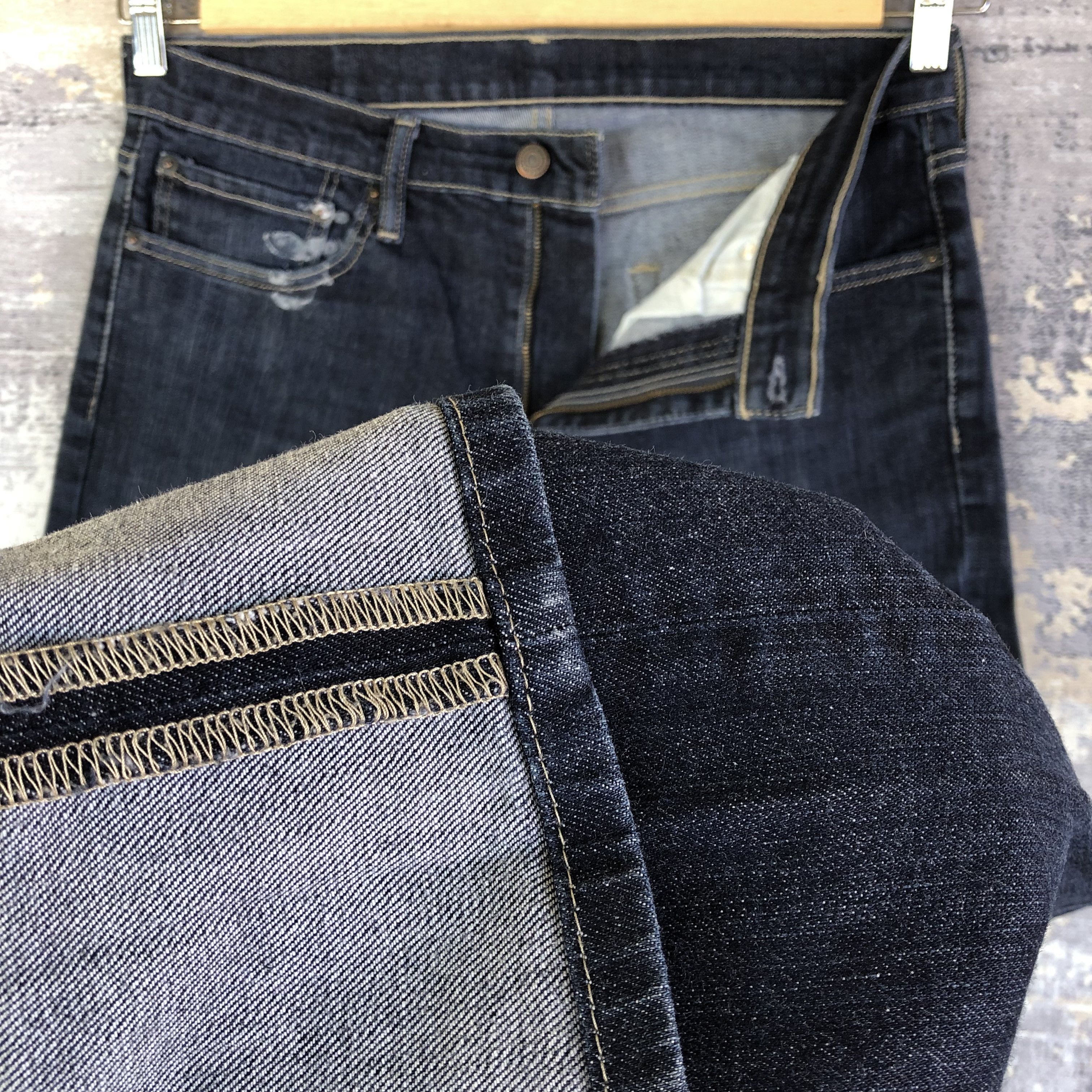 Levi's Vintage Y2K Levis 511 Distressed Jeans Levi's Skinny Denim Size US 34 / EU 50 - 8 Thumbnail