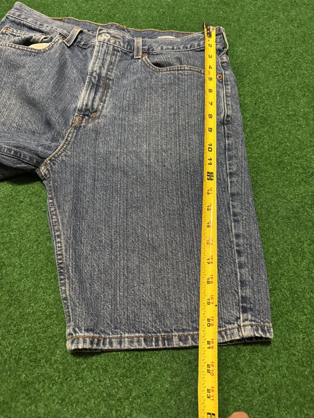 Levi's × Vintage Y2K Levi’s 505 Jorts 34 Skater Grunge Hip Hop Denim Shorts Size US 34 / EU 50 - 8 Thumbnail