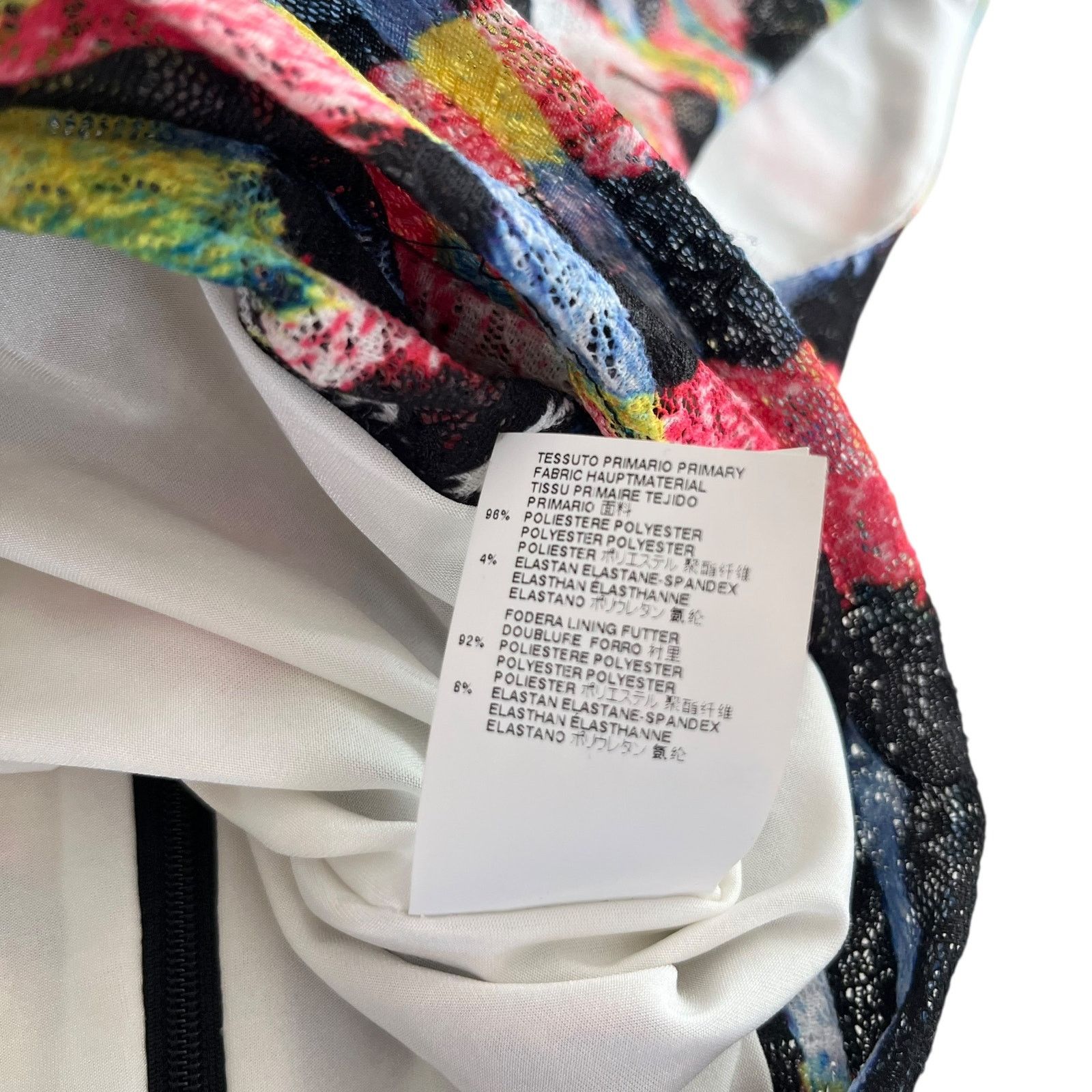 Just Cavalli Just Cavalli Multicolor Abstract Print Lace Blouse Size S / US 4 / IT 40 - 5 Thumbnail