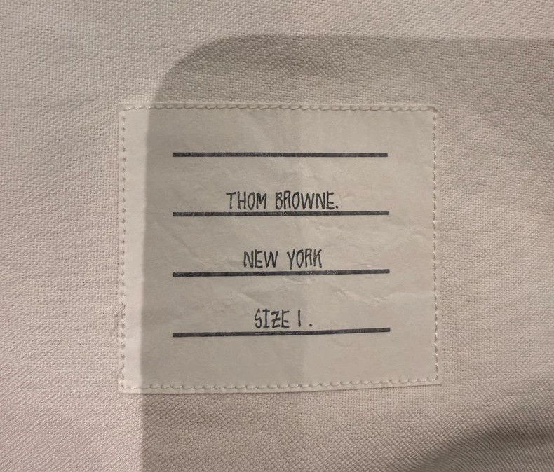 Thom Browne Thom Browne size1 Arm four bar shirt, white Size US S / EU 44-46 / 1 - 4 Thumbnail