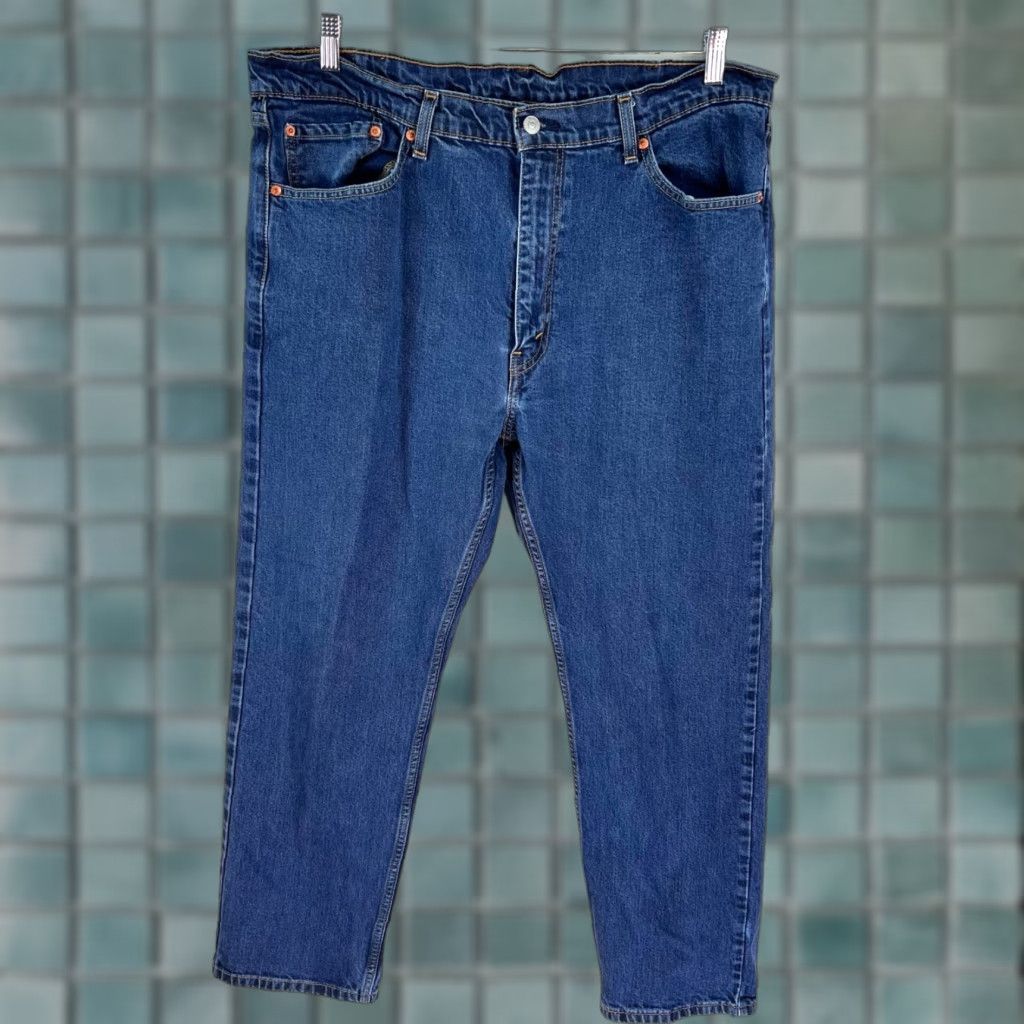 Levi's Levis 505 Jeans Mens Size 40 Blue Straight Regular Fit Workwear 40 X 30 Size US 40 / EU 56 - 1 Thumbnail