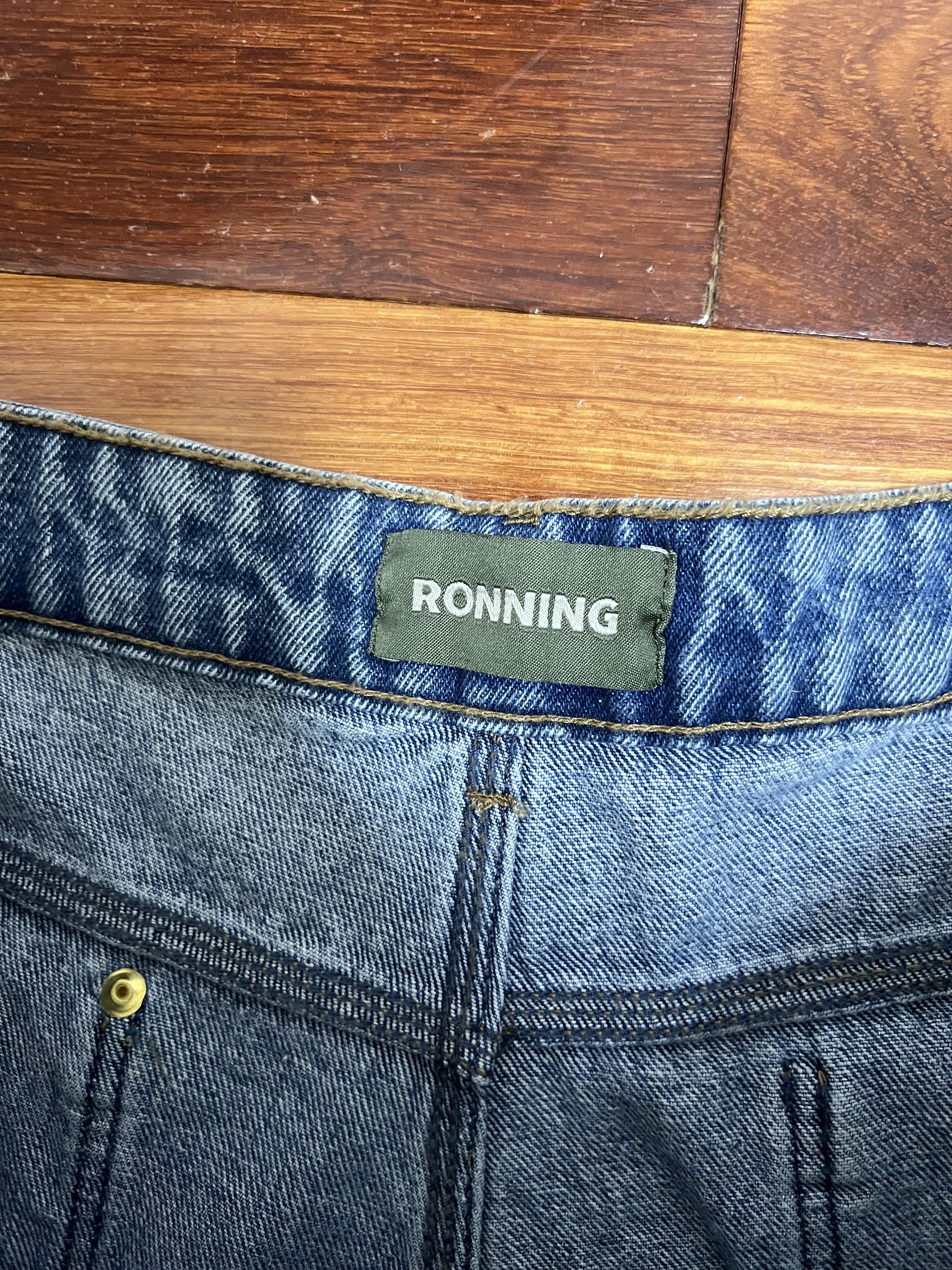 Ronning 💚 Ronning Carpenter Jeans Blue Denim NEW Size US 34 / EU 50 - 9 Thumbnail
