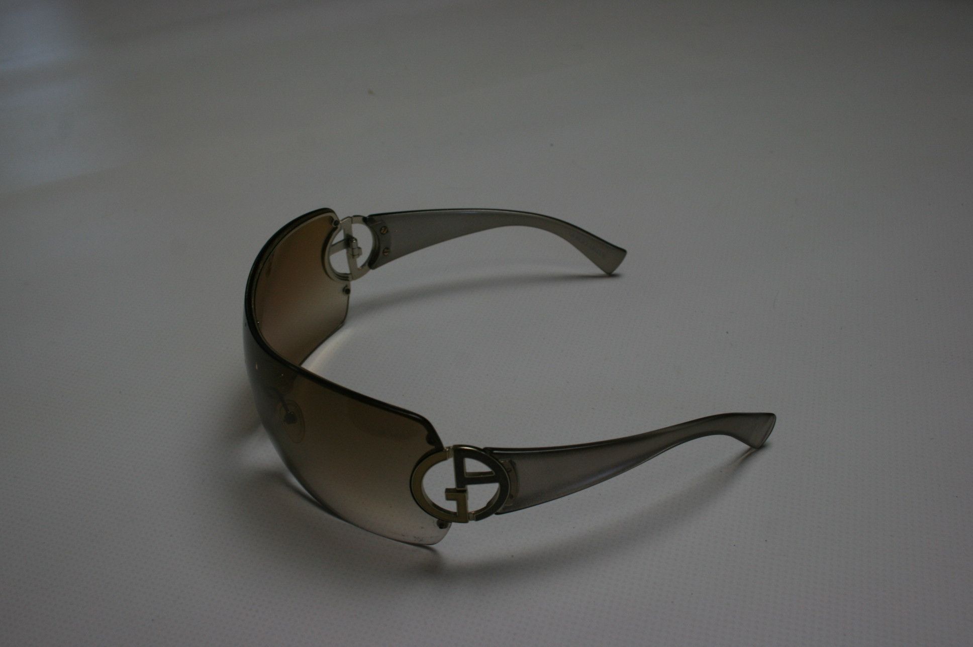 Armani × Giorgio Armani 00S GA Logo Mask Sunglasses Vintage Size ONE SIZE - 3 Thumbnail