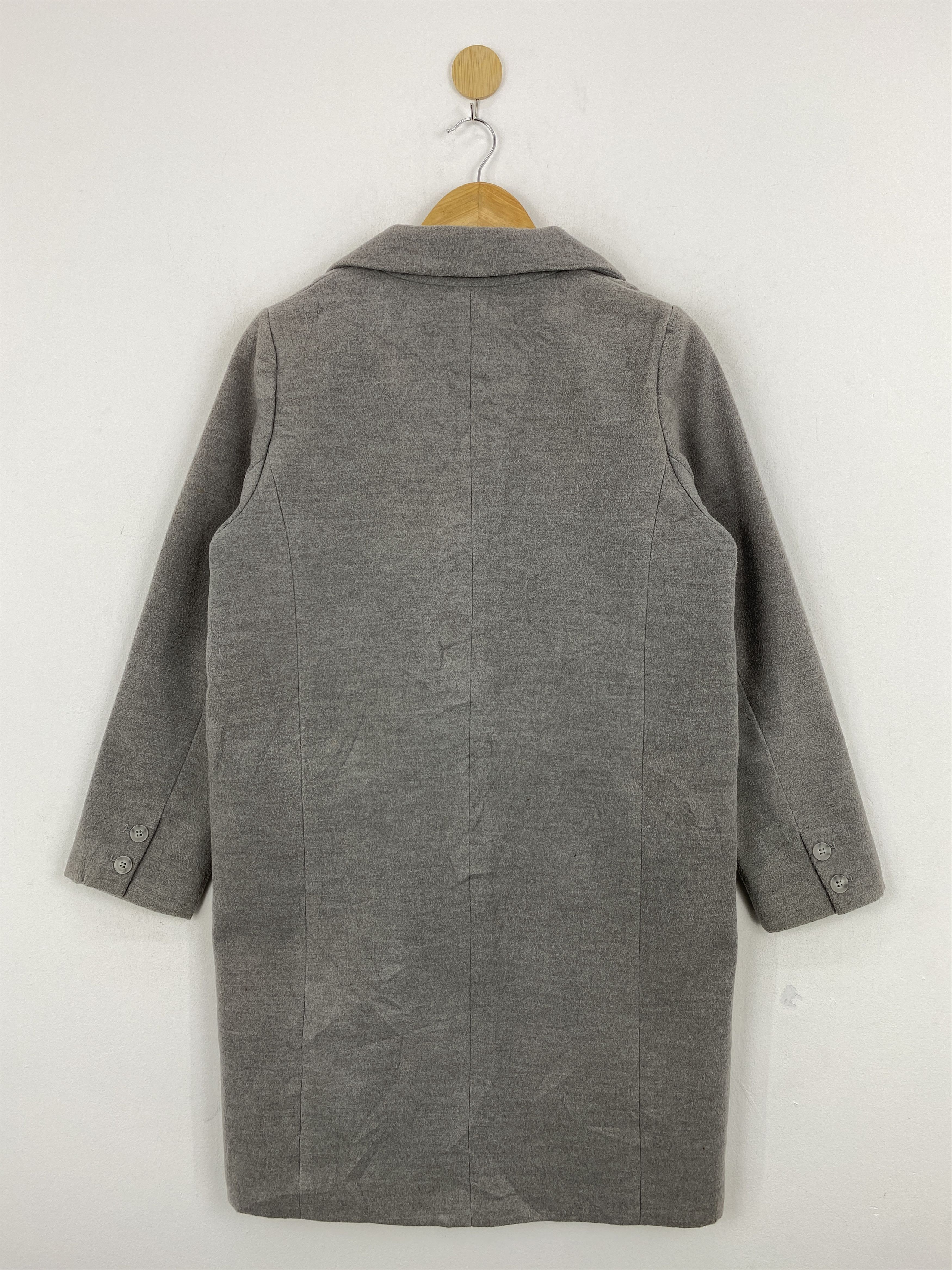 Olive Vintage Olive Single-Breasted Coat Jacket JA0054 Size US M / EU 48-50 / 2 - 2 Thumbnail