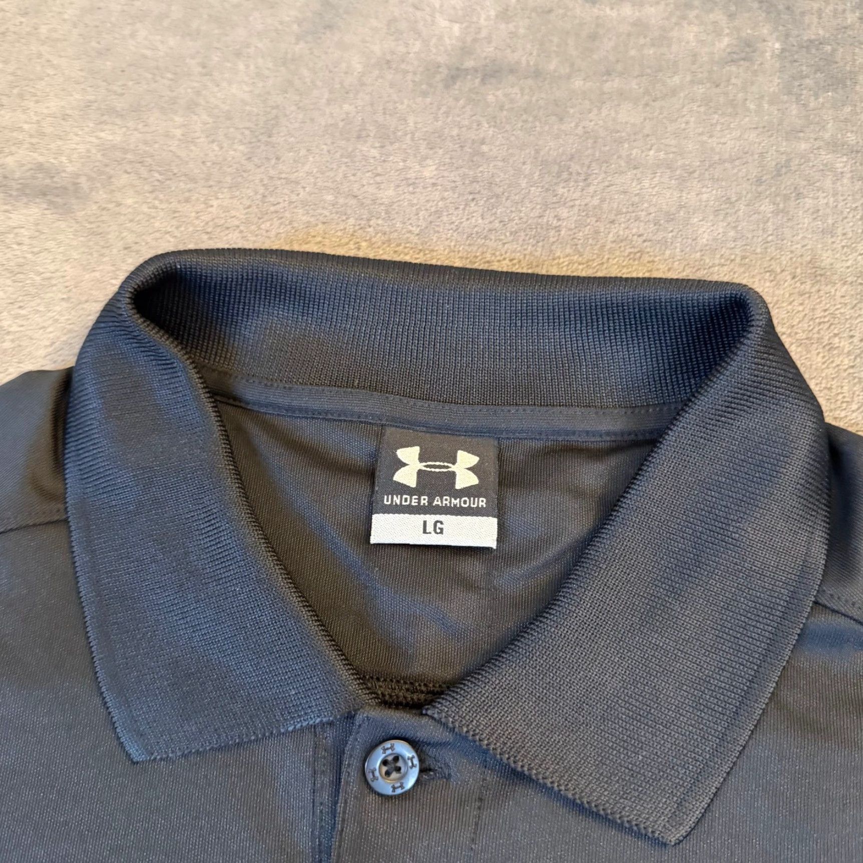Under Armour Under Armour Polo Shirt Mens L Black White Colorblock Athletic Moisture Wicking Breathable Logo Polo Shirt Golf Gym Training Size US L / EU 52-54 / 3 - 2 Thumbnail