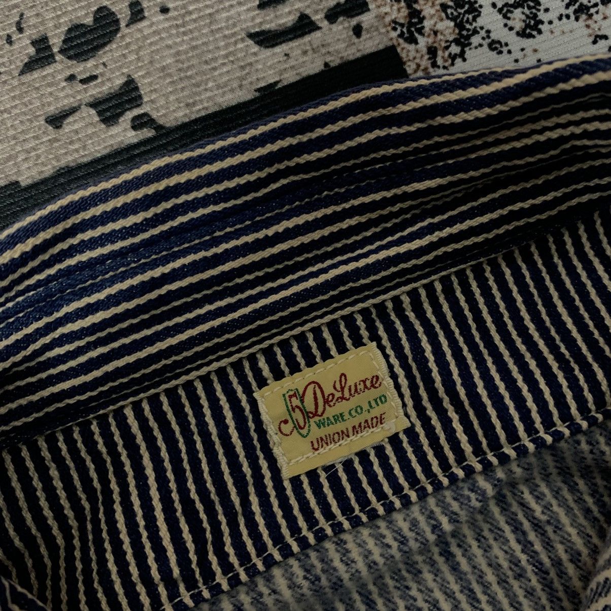 Deluxeware Deluxeware Japan Button Up Hickory Shirt Size US M / EU 48-50 / 2 - 3 Thumbnail