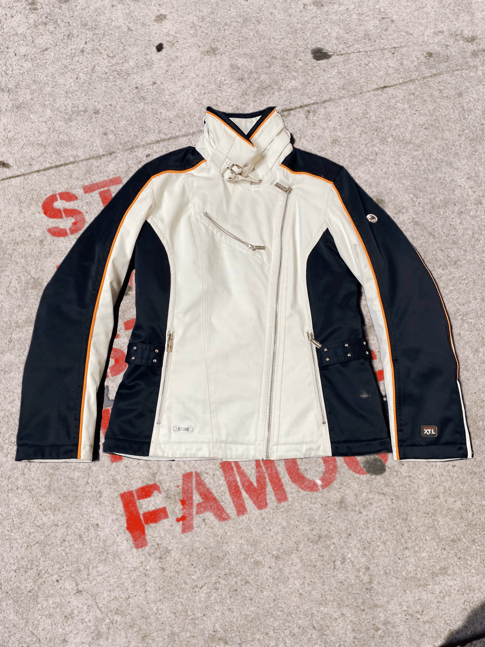 Spyder White and Black Jacket Y2K Spyder Streetwear Size XL / US 12-14 / IT 48-50 - 1 Thumbnail