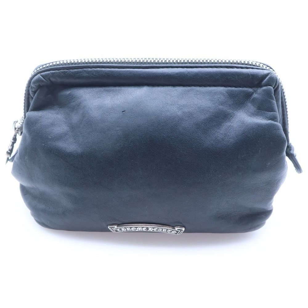 Chrome Hearts CHROME HEARTS Dagger Leather Cosmetic Pouch Size ONE SIZE - 2 Thumbnail