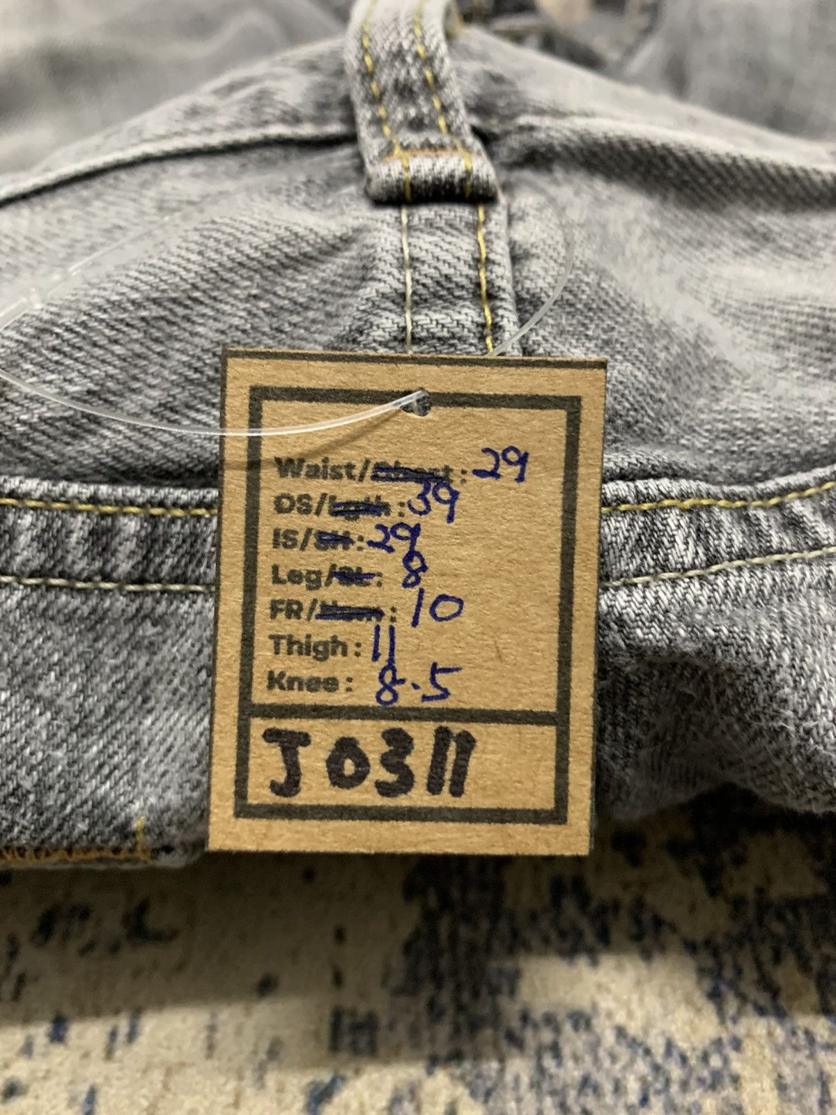 Levi's Vintage 90s Levis 502 Grey Faded Wash Loose Jeans Size US 29 - 15 Thumbnail