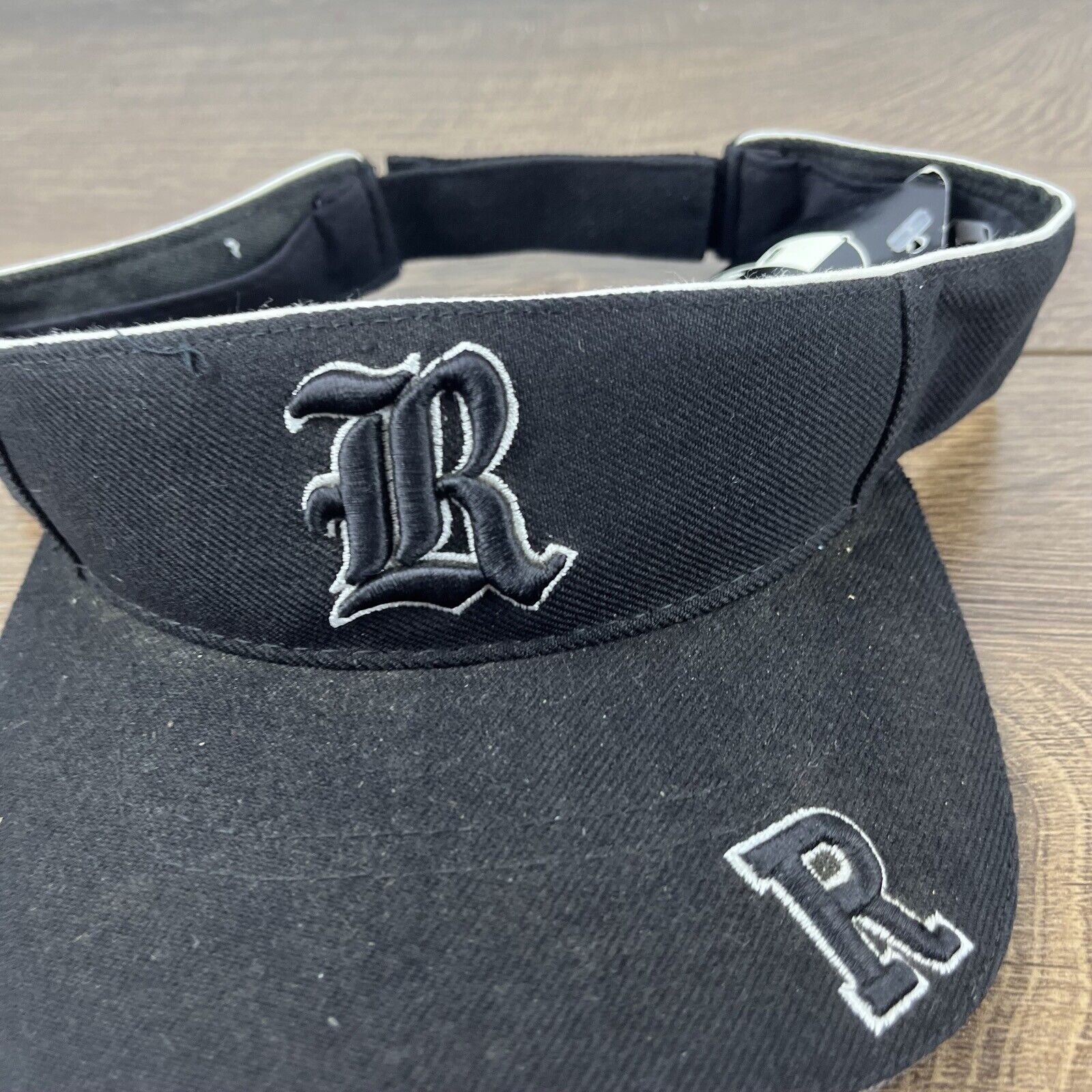 Other Richmond Visor Hat Black Cap Hat Adjustable Hat Black Adult Size ONE SIZE - 6 Thumbnail