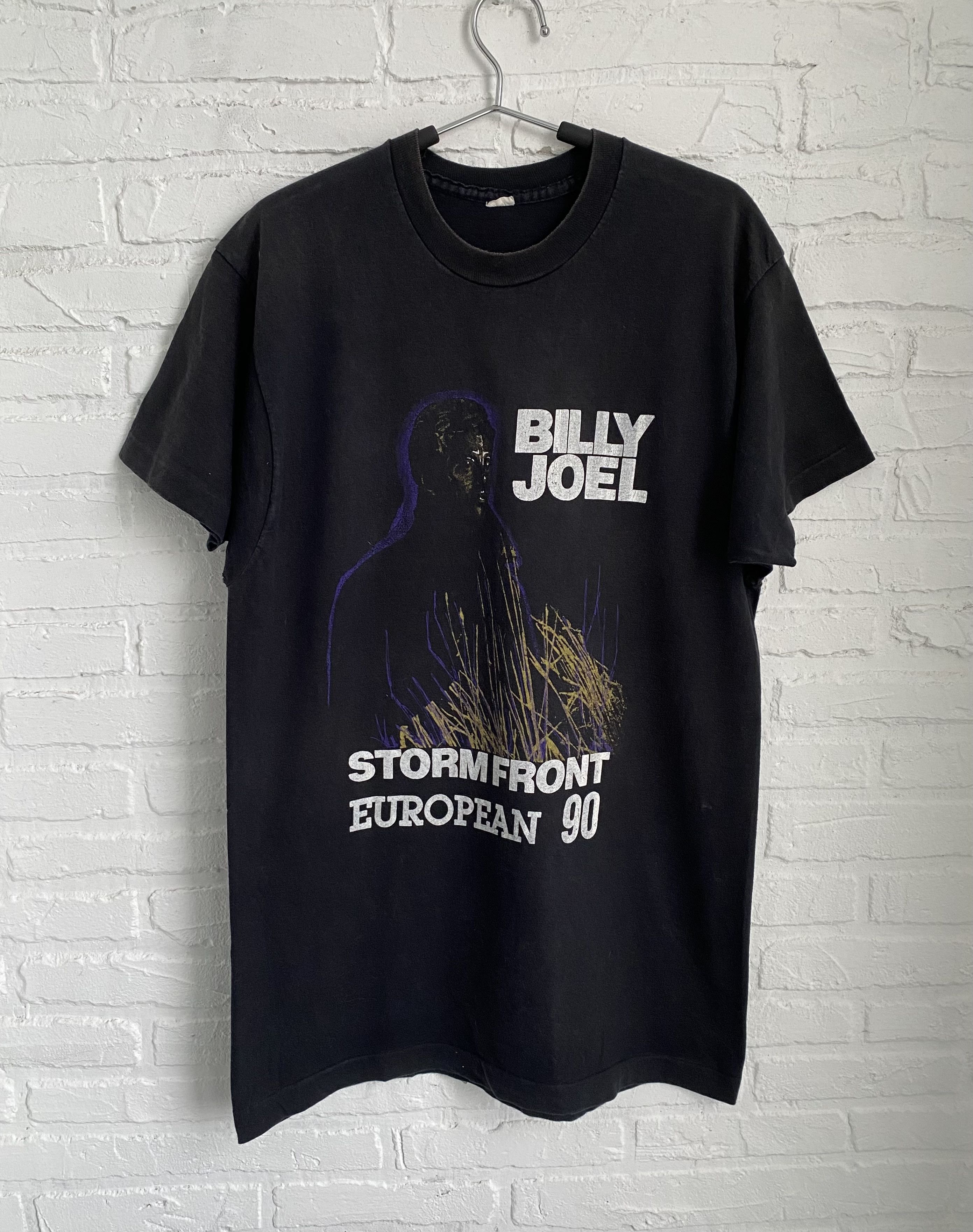 Band Tees × Vintage Vintage Billy Joel Storm Front European 1990 t-shirt Size US L / EU 52-54 / 3 - 1 Thumbnail