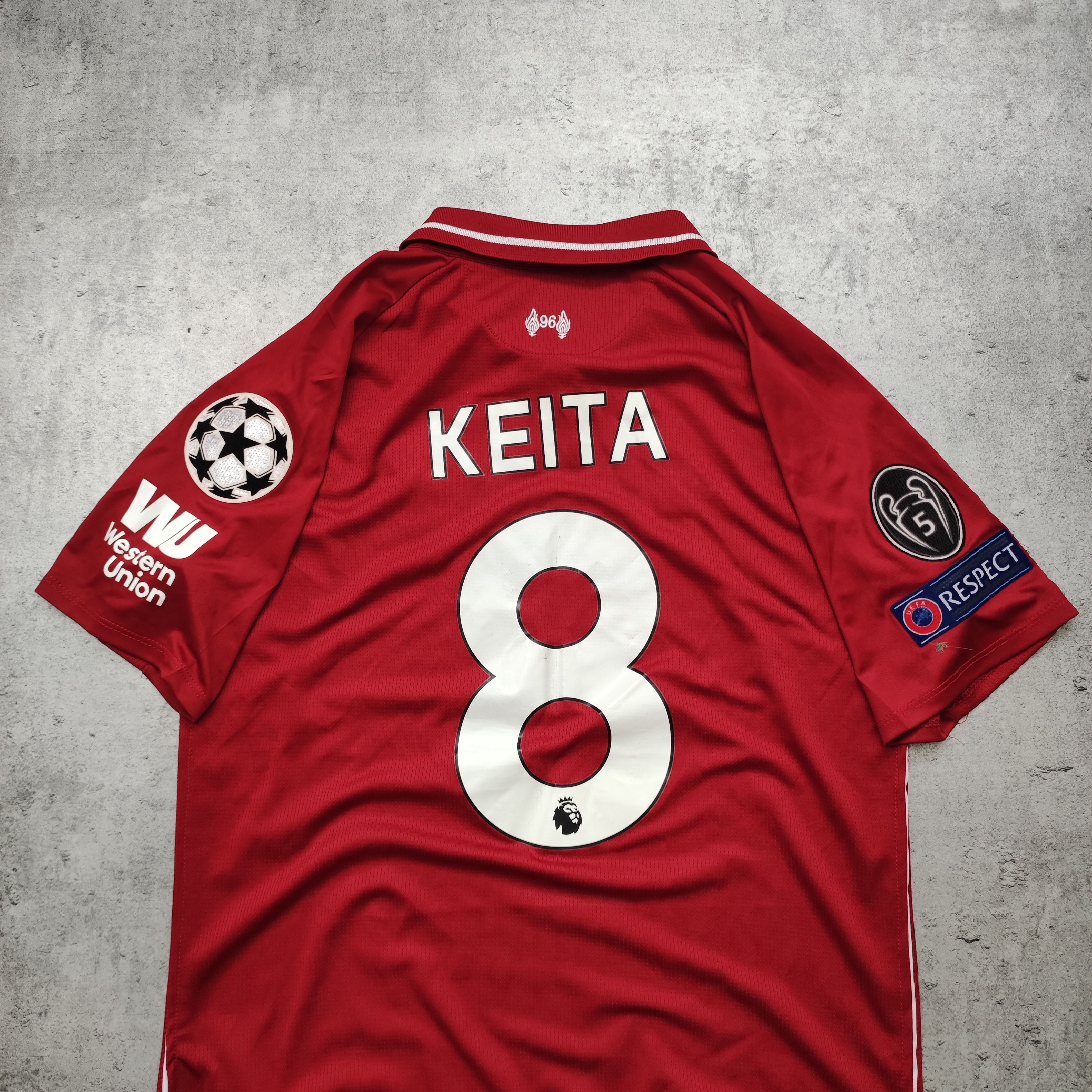 New Balance RARE Liverpool FC New Balance #8 Keita Champions League Kit Size US S / EU 44-46 / 1 - 11 Thumbnail