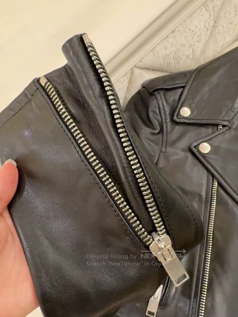 Saint Laurent Paris Saint Laurent Paris Classic Leather Jacket Size XXS / US 00 / IT 34 - 6 Thumbnail