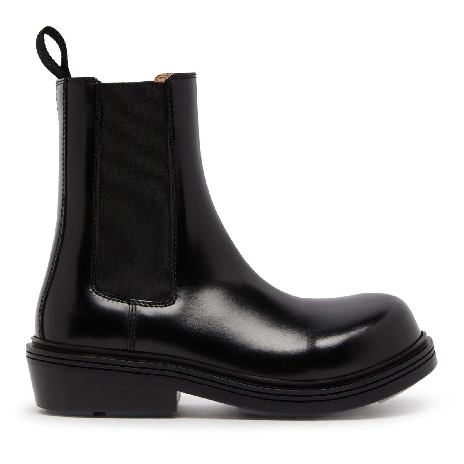 BOTTEGA VENETA Black Leather Chelsea Boots New And Authentic