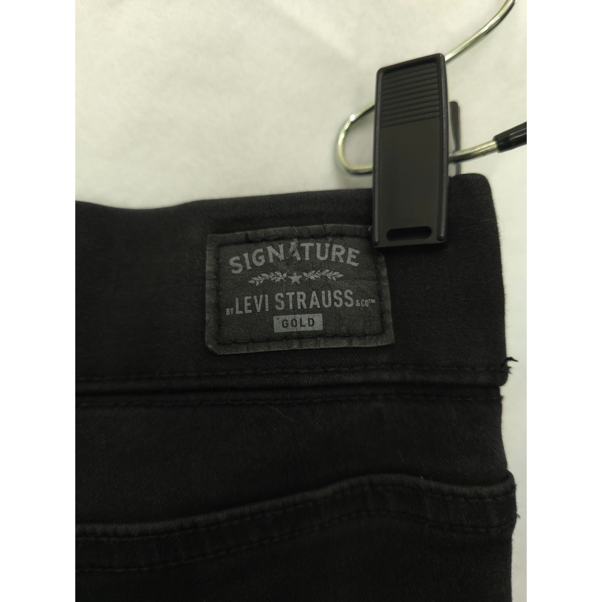 Levi's Signature By Levi Strauss & Co. Gold Pull-On Skinny Jeans Size 36" / US 14 / IT 50 - 6 Thumbnail