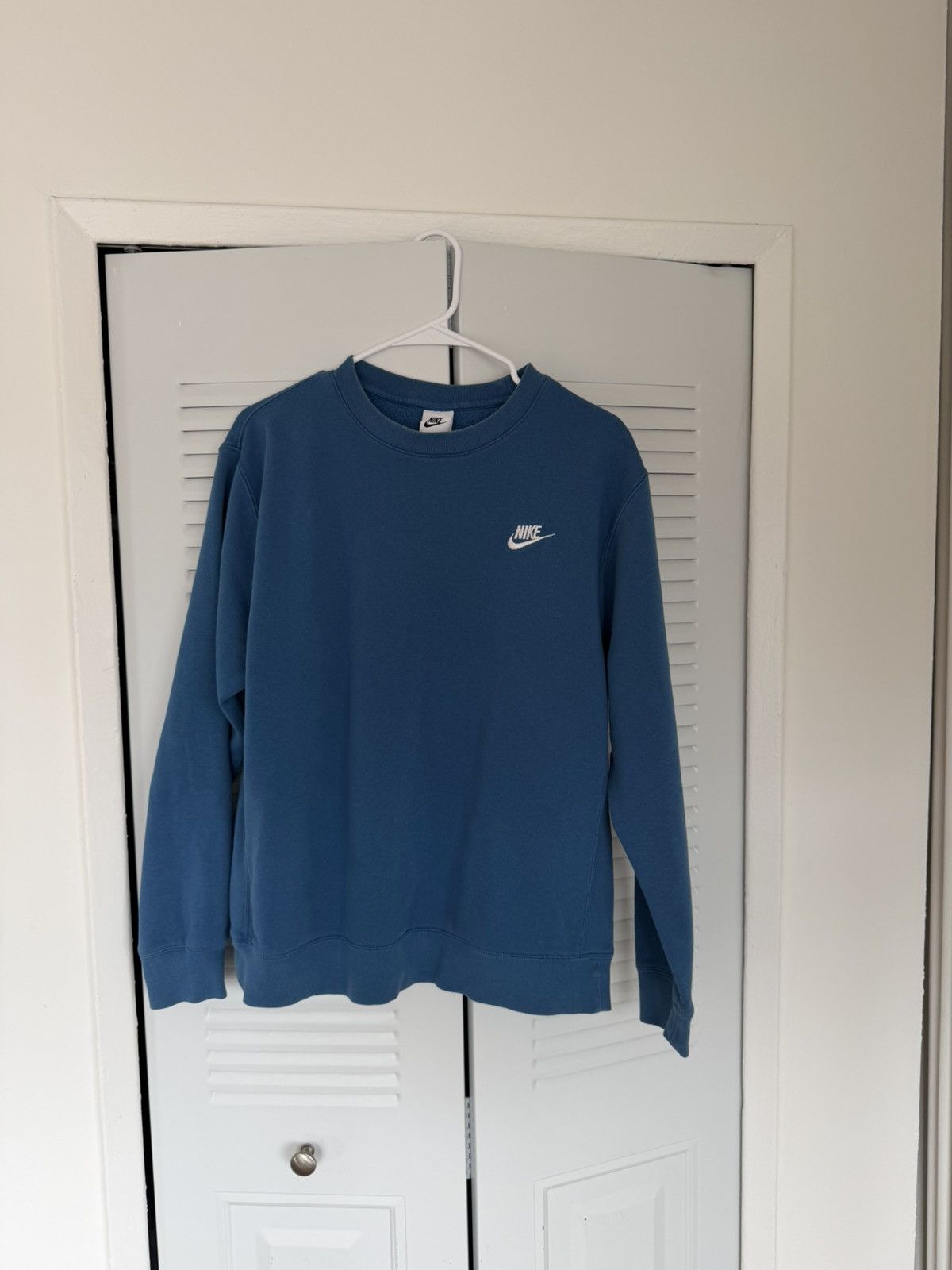 Nike Nike Blue Crewneck Sweatshirt Size US M / EU 48-50 / 2 - 2 Thumbnail