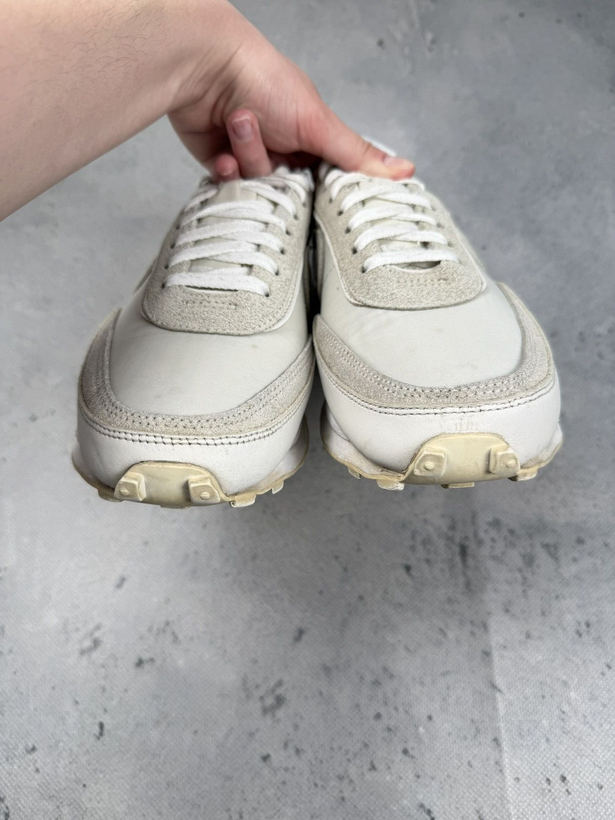 Nike × Sacai Nike X Sacai LDWaffle White Nylon Archive Runner Sneakers Size US 9 / EU 42 - 3 Thumbnail
