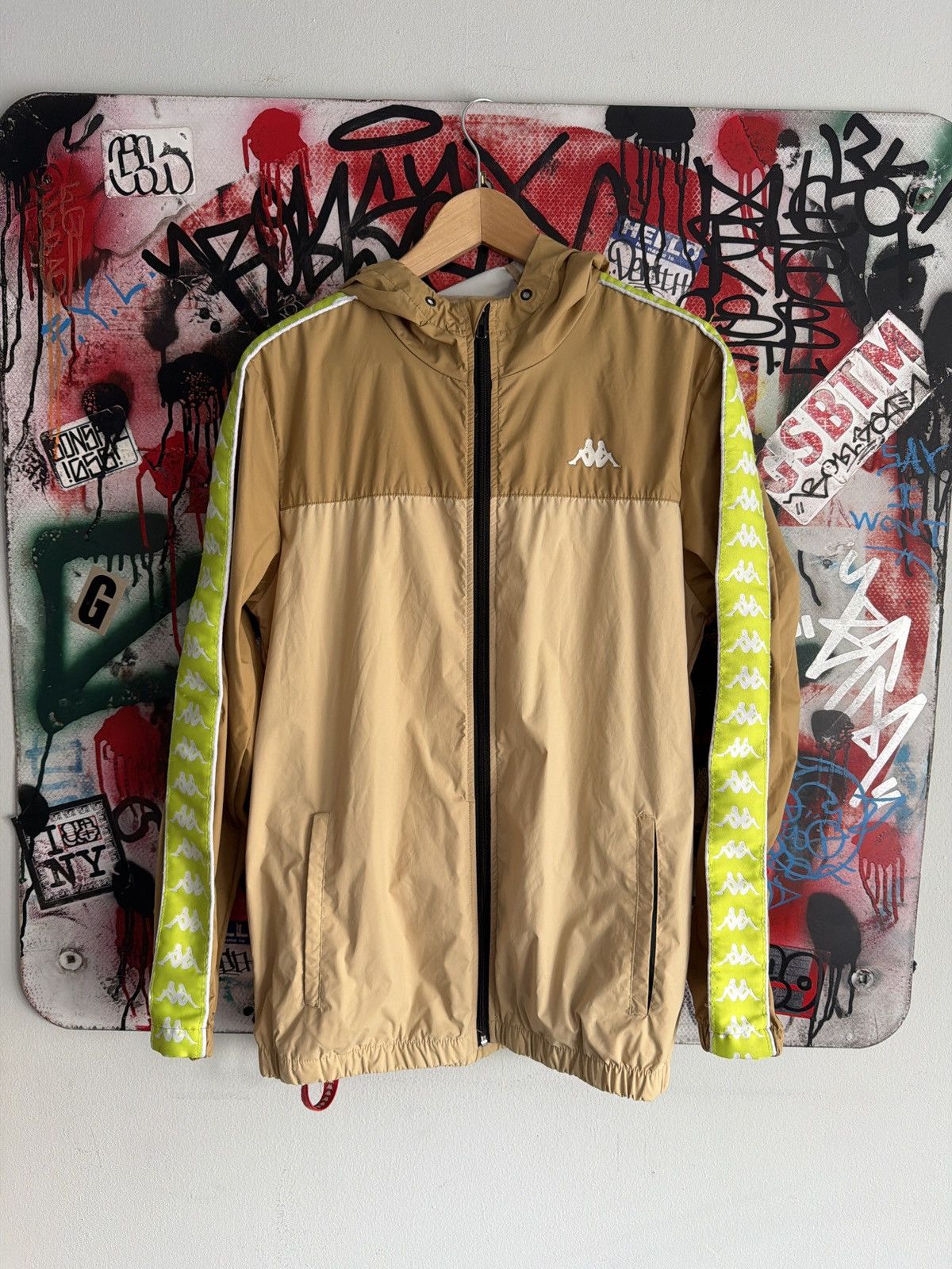Kappa Kappa Windbreaker Cool Colorway Rainjacket Size US L / EU 52-54 / 3 - 1 Thumbnail