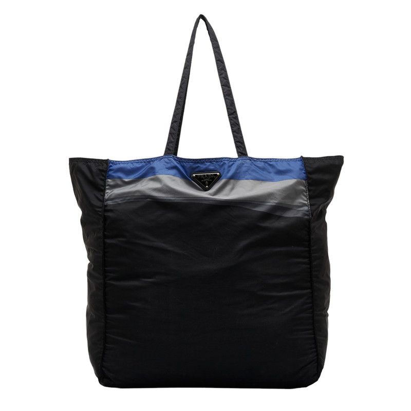 image of Prada Tessuto Tote Bag in Blue, Women's