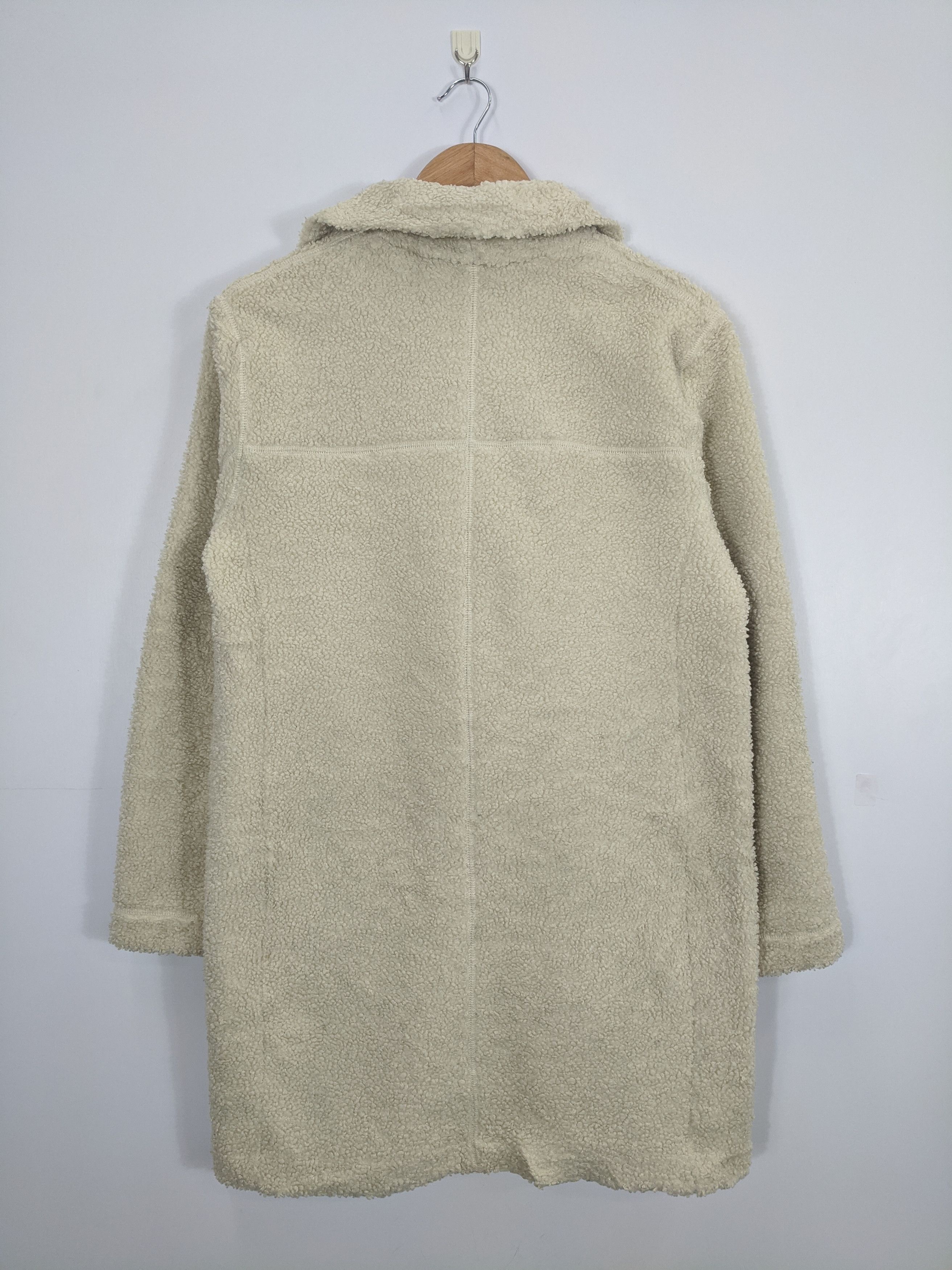 If Six Was Nine Vintage Uniqlo Fleece Blazer Coat J0354 Size 38S - 3 Thumbnail