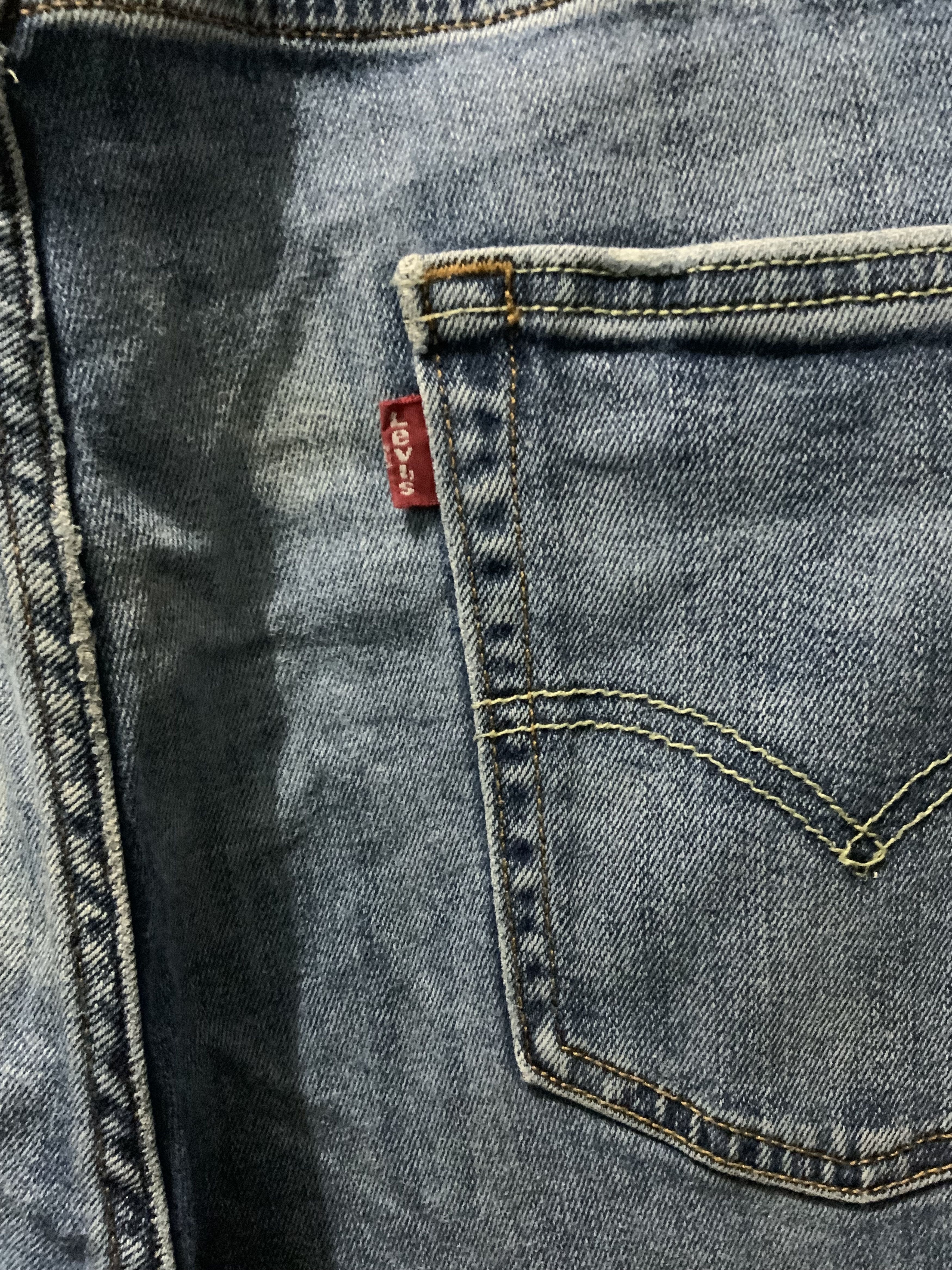 Levi's Levis 513 Acid Light Wash Jeans Size US 34 / EU 50 - 15 Thumbnail