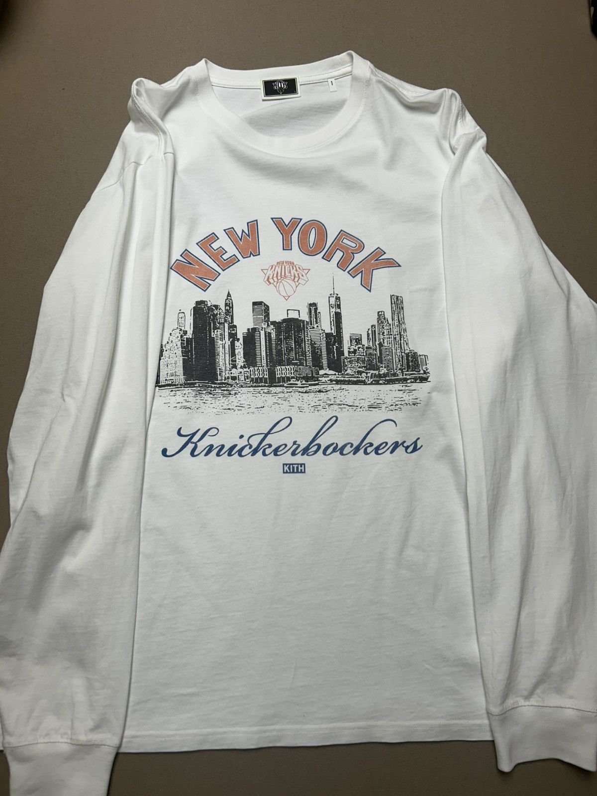 【美品】 Kith New York Knicks City Vintage T Kith New York Knicks Basketball Vintage Tee Black Men's - FW22 - US