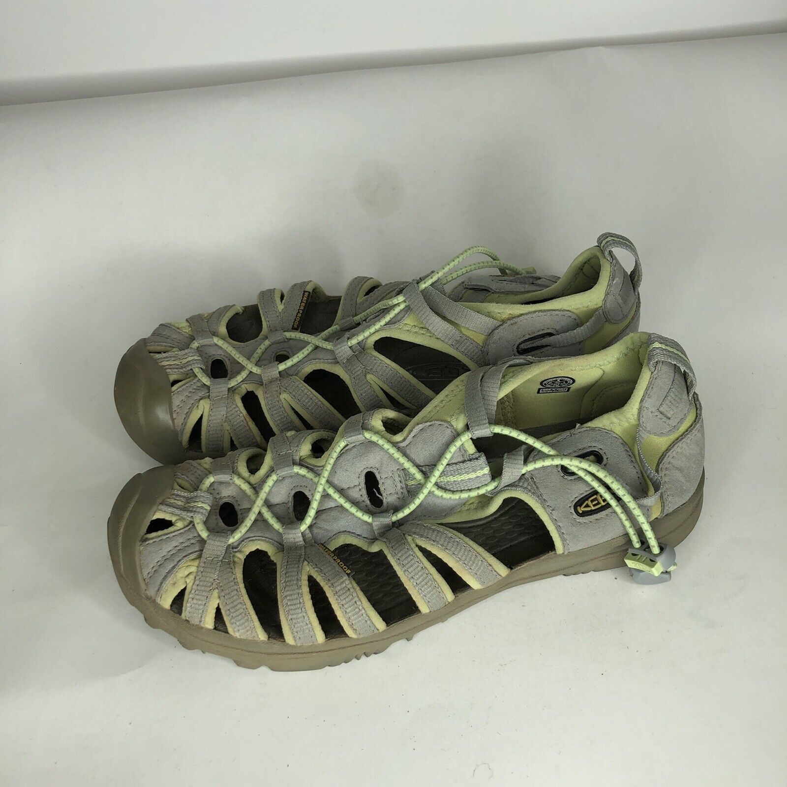 KEEN Keen Gray Green Textile Drawstring Sport Waterproof Sandals Size US 6 / EU 39 - 5 Thumbnail