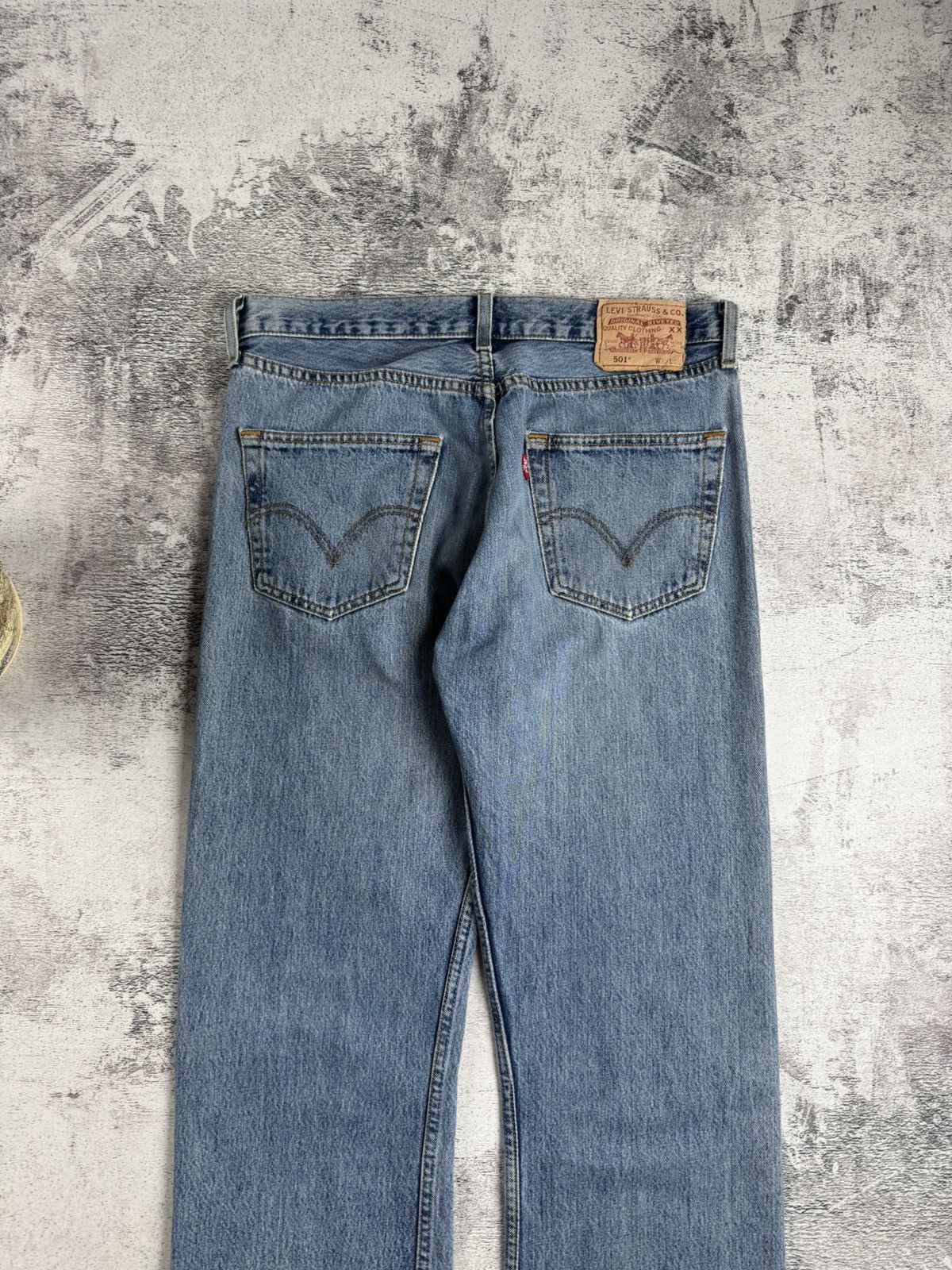 Levi's Levis 501 Classic 32/32 Denim Straight USA 90s Jeans Pants Trousers Size US 32 / EU 48 - 7 Thumbnail