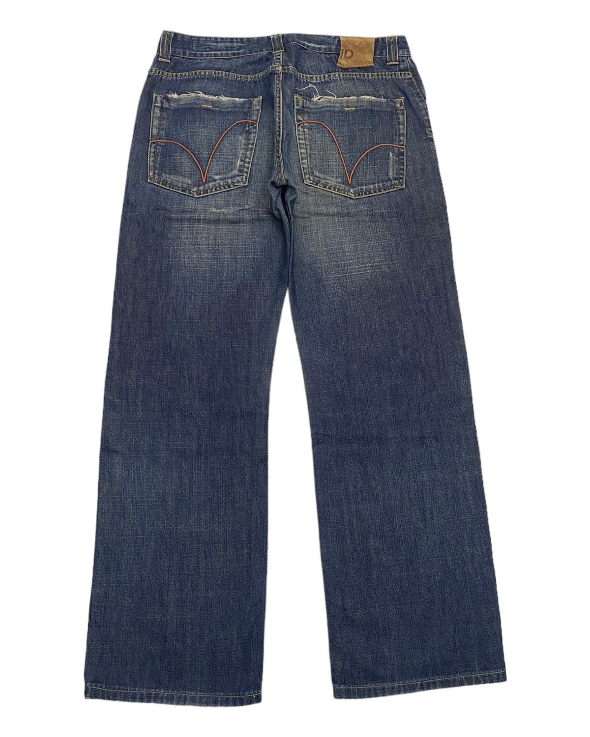 Kapital BAGGY JEANS RARE DISTRESS DENIM ABAHOUSE Size US 32 / EU 48 - 2 Thumbnail