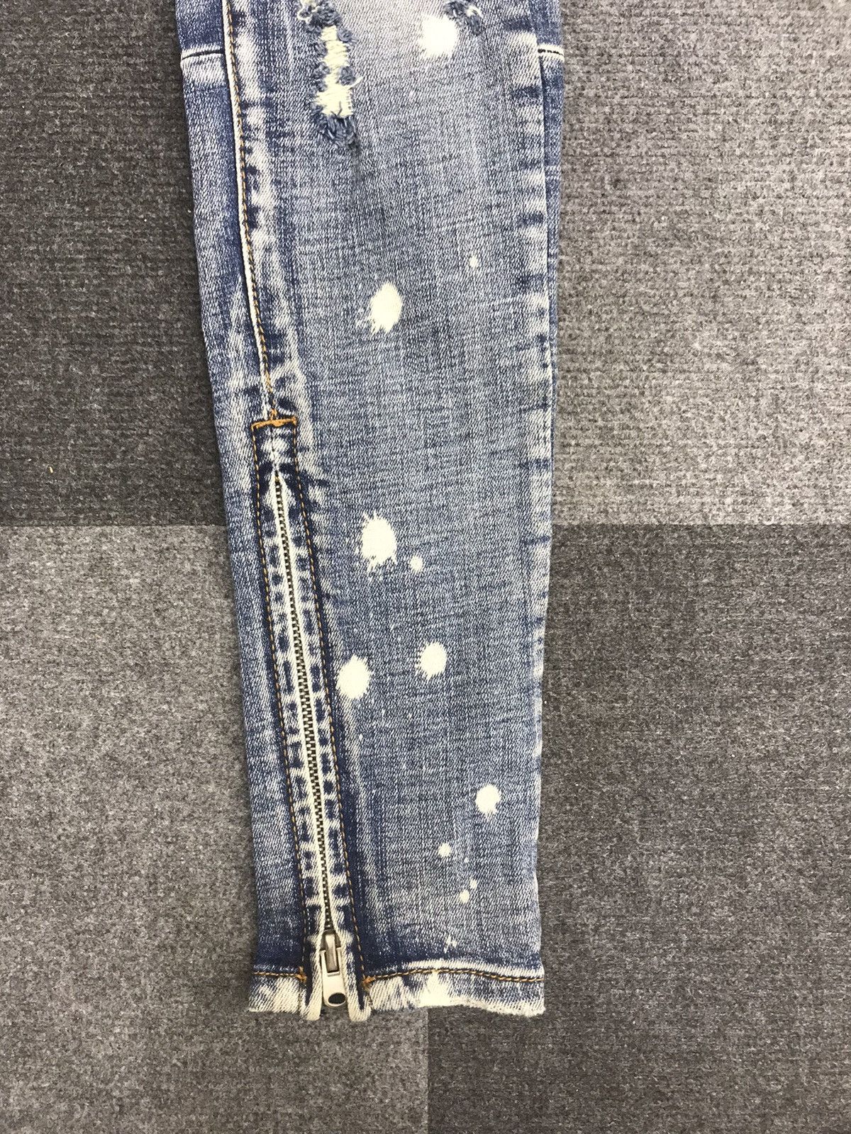 Japanese Brand × MNML mnml Heavy Distressed Skinny Stretchable Jeans Size US 30 / EU 46 - 6 Thumbnail