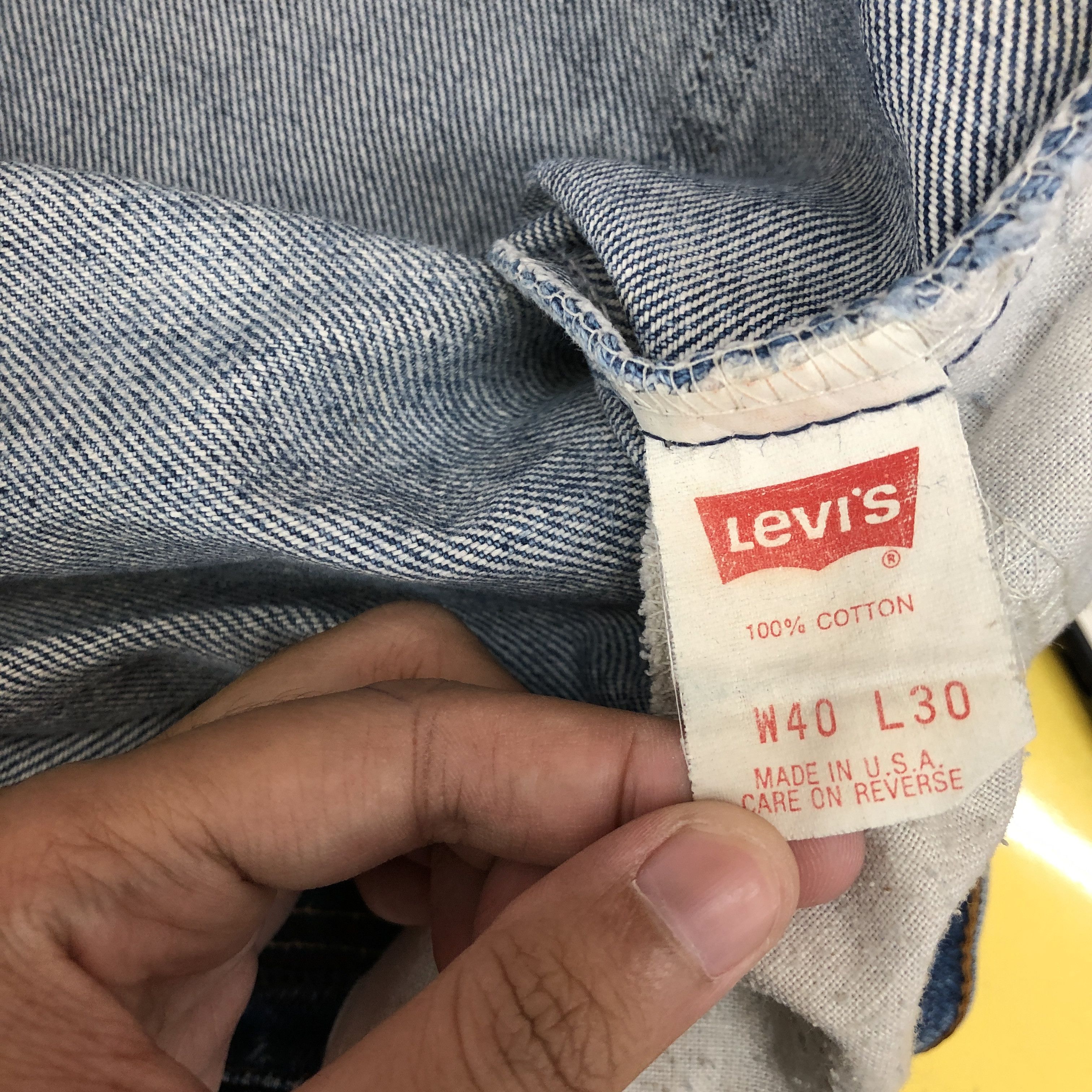 Levi's Vintage 90s Levis Jeans Orange Tabs Levis 505 Denim Pants Size US 38 / EU 54 - 9 Thumbnail