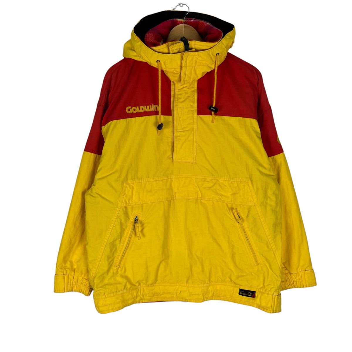 Goldwin 🌟VINTAGE 90s GOLDWIN HOODIE HALF ZIP SKI WEAR JACKET Size US M / EU 48-50 / 2 - 2 Thumbnail
