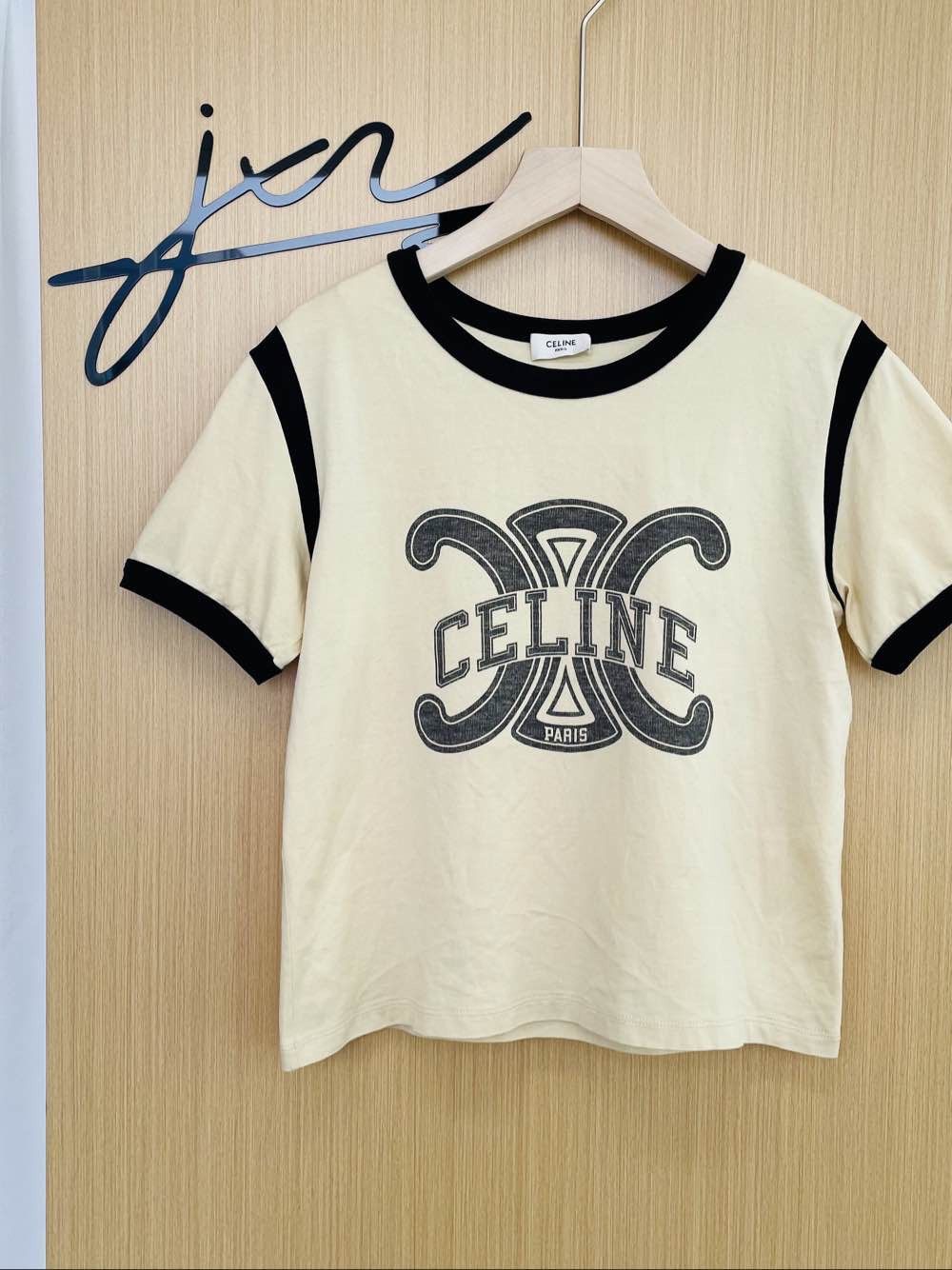 Celine Celine Triomphe Logo T-Shirt Size S Size S / US 4 / IT 40 - 1 Thumbnail