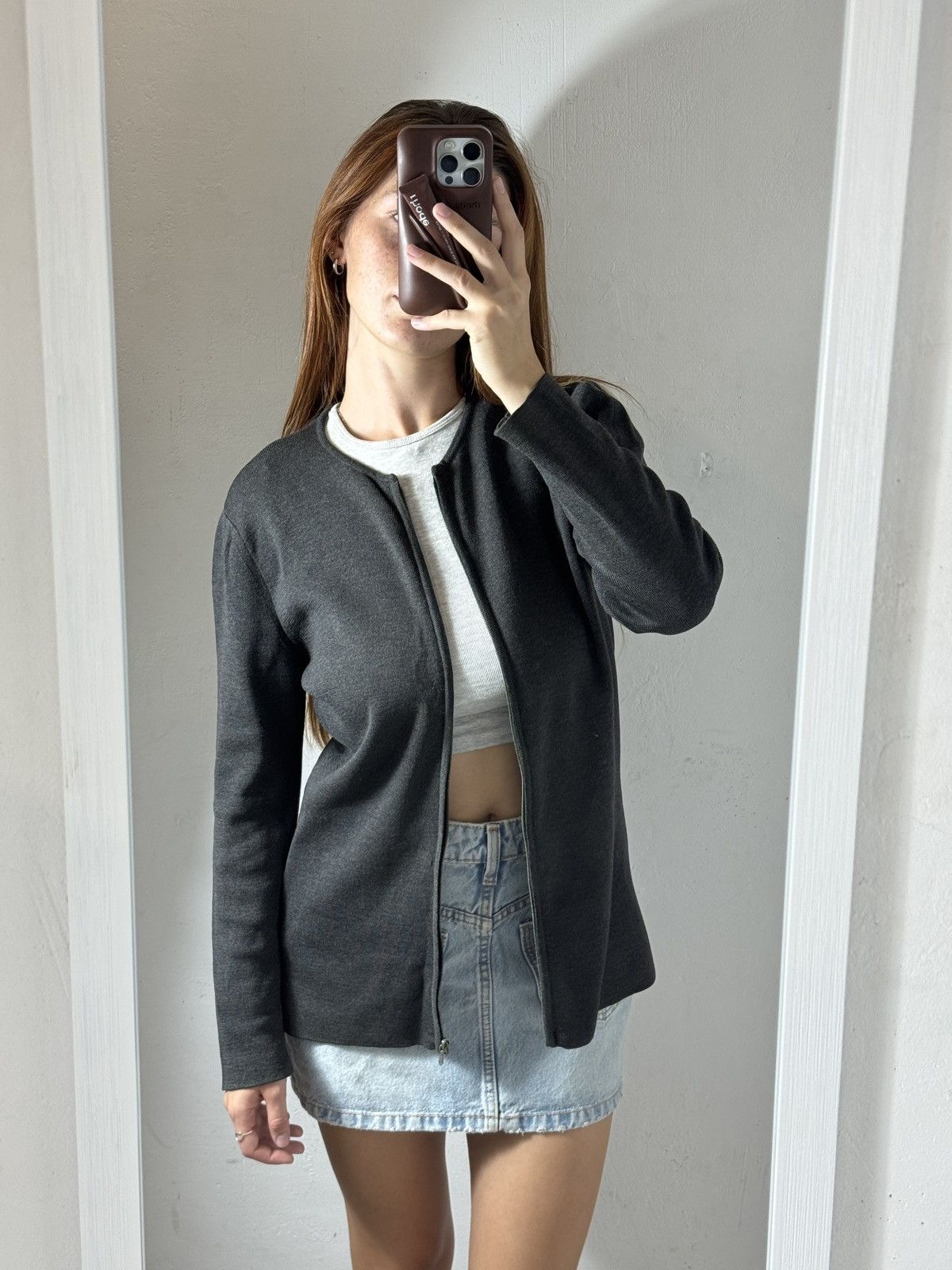 Fabiana Filippi VINTAGE FABIANA FILIPPI DONNA ITALY RIRI ZIP UP SWEATER Size S / US 4 / IT 40 - 2 Thumbnail