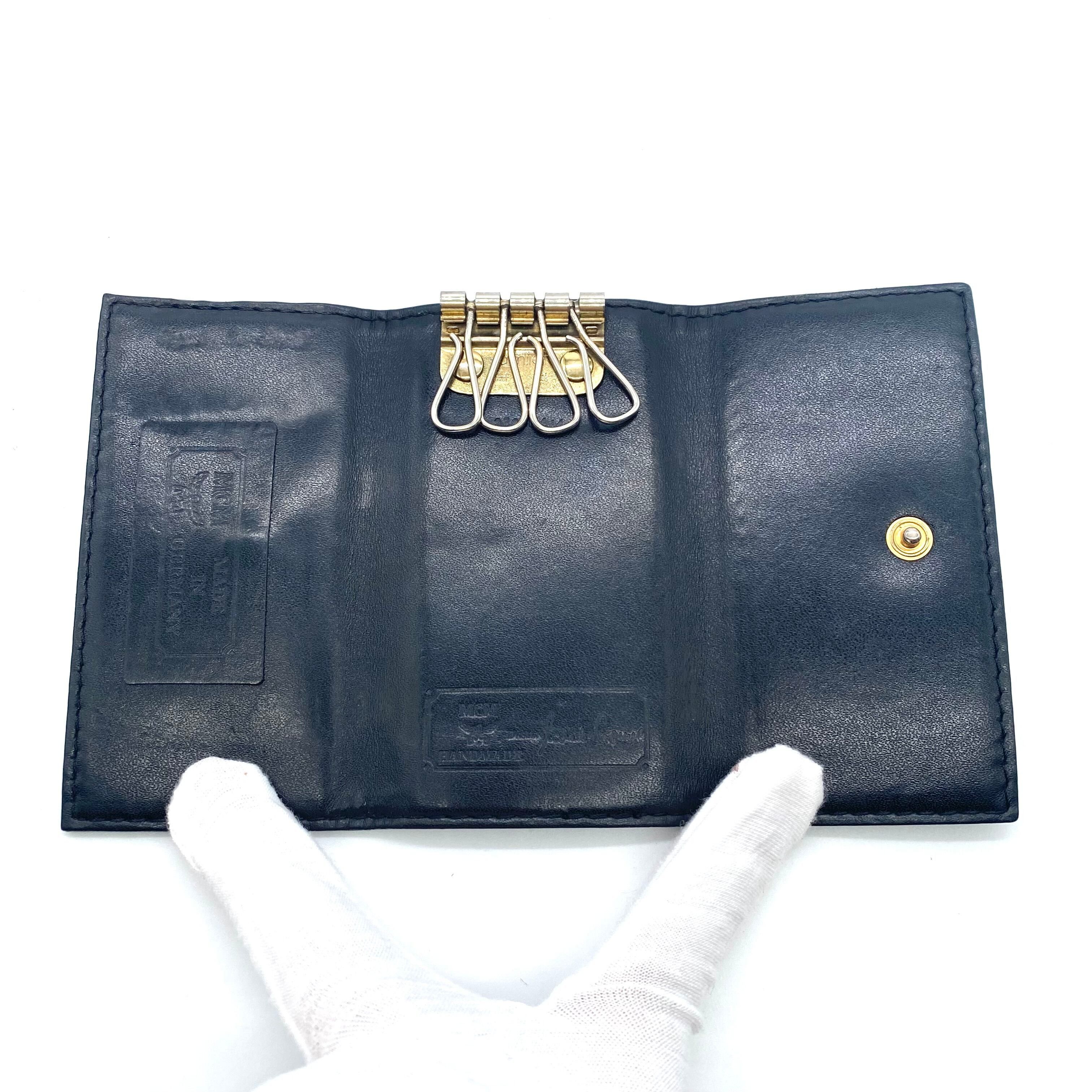 MCM MCM PVC Key Case Visetos Size ONE SIZE - 3 Thumbnail