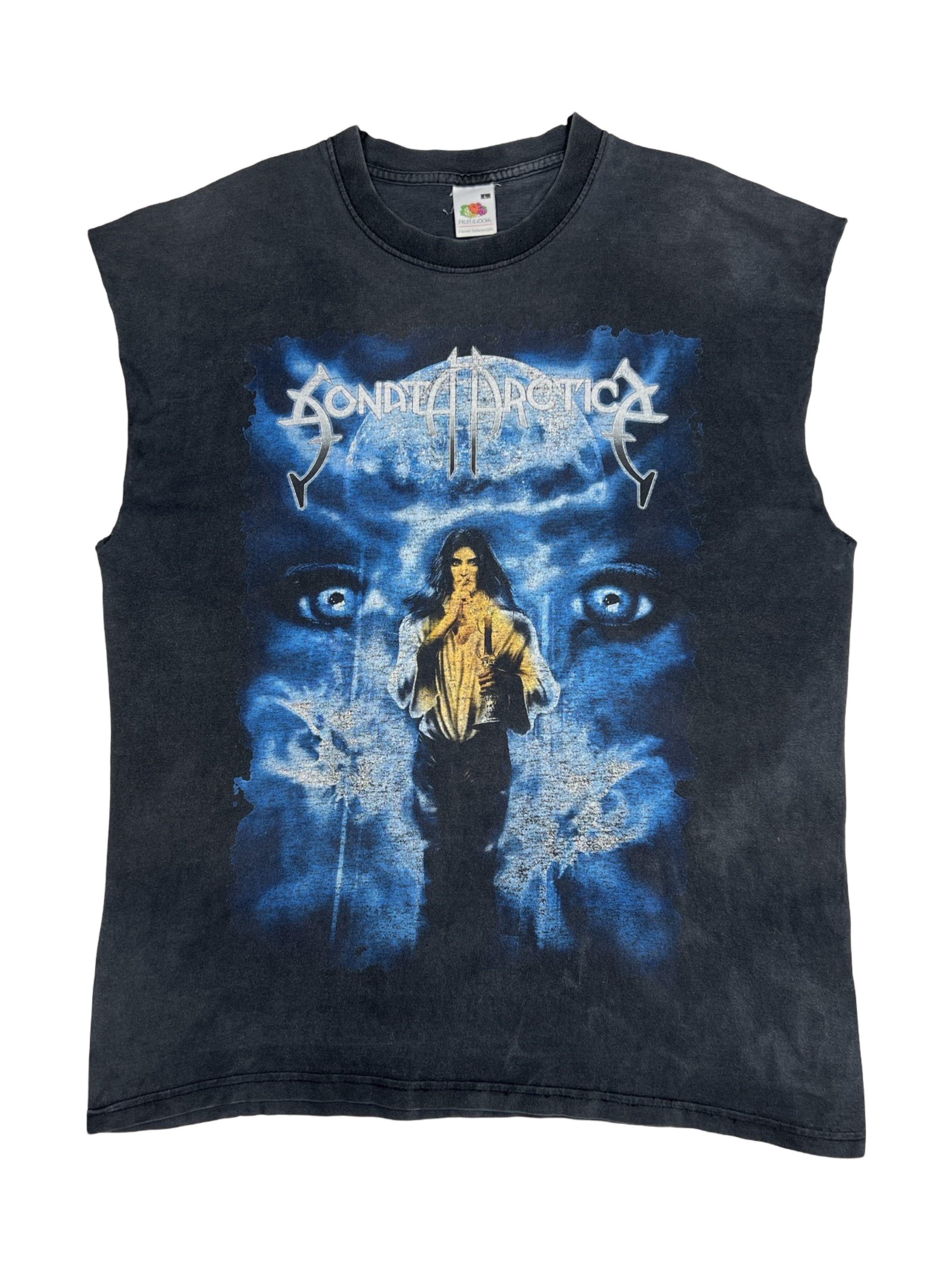 Band Tees × Vintage Sonata Arctica Reckoning Night 2004 Tour Printed Tank Tee Size US M / EU 48-50 / 2 - 1 Thumbnail
