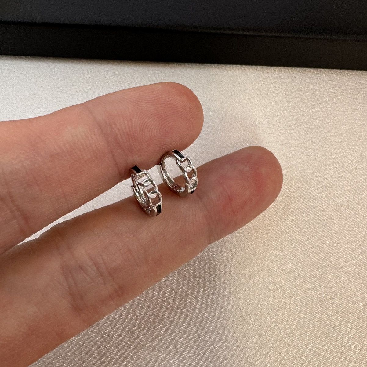 Other 10mm Small Silver Hoop Earrings for Men Women Size ONE SIZE - 4 Thumbnail