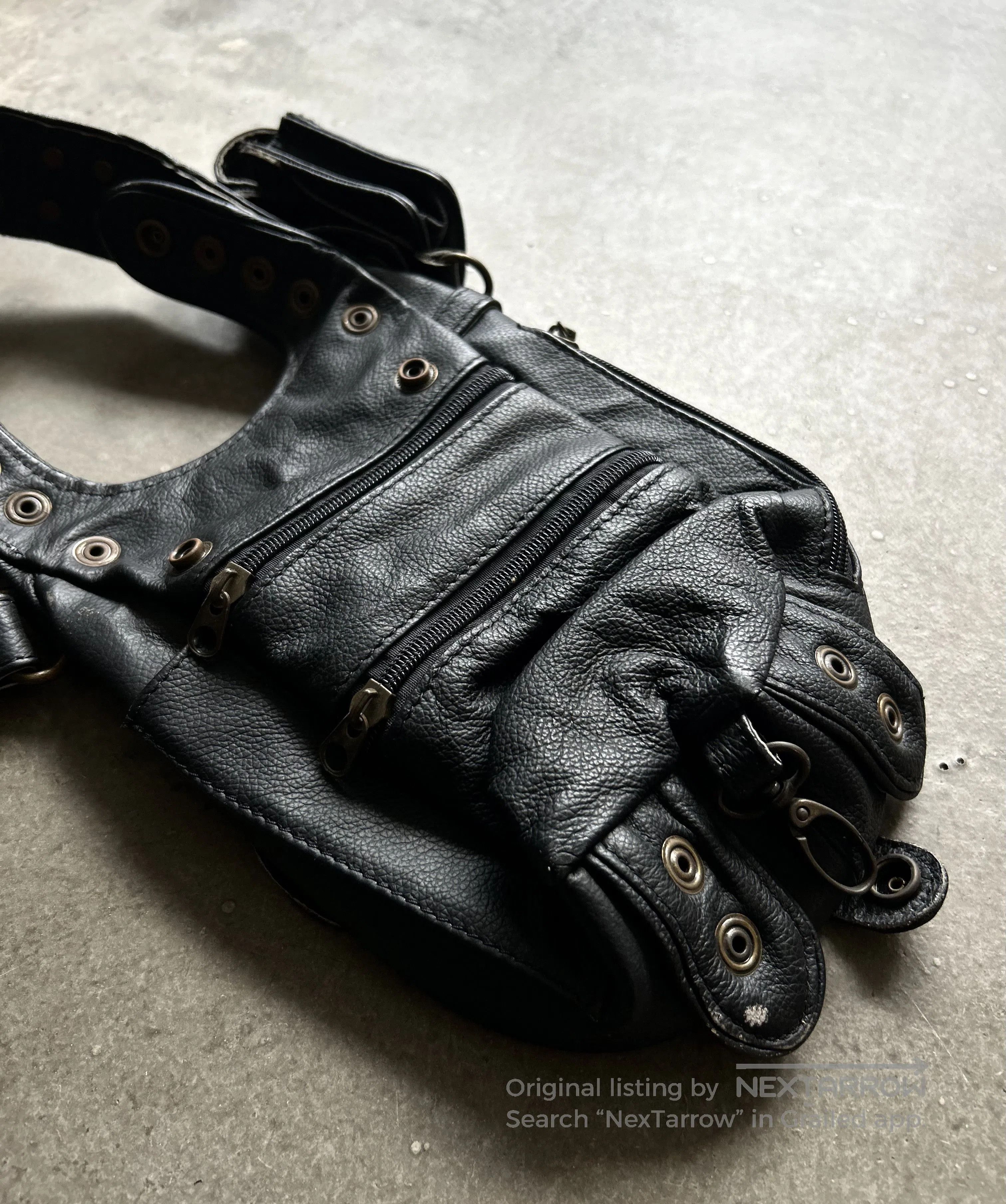 Other 00s Rivet Leather Harness Bag. Size ONE SIZE - 6 Thumbnail