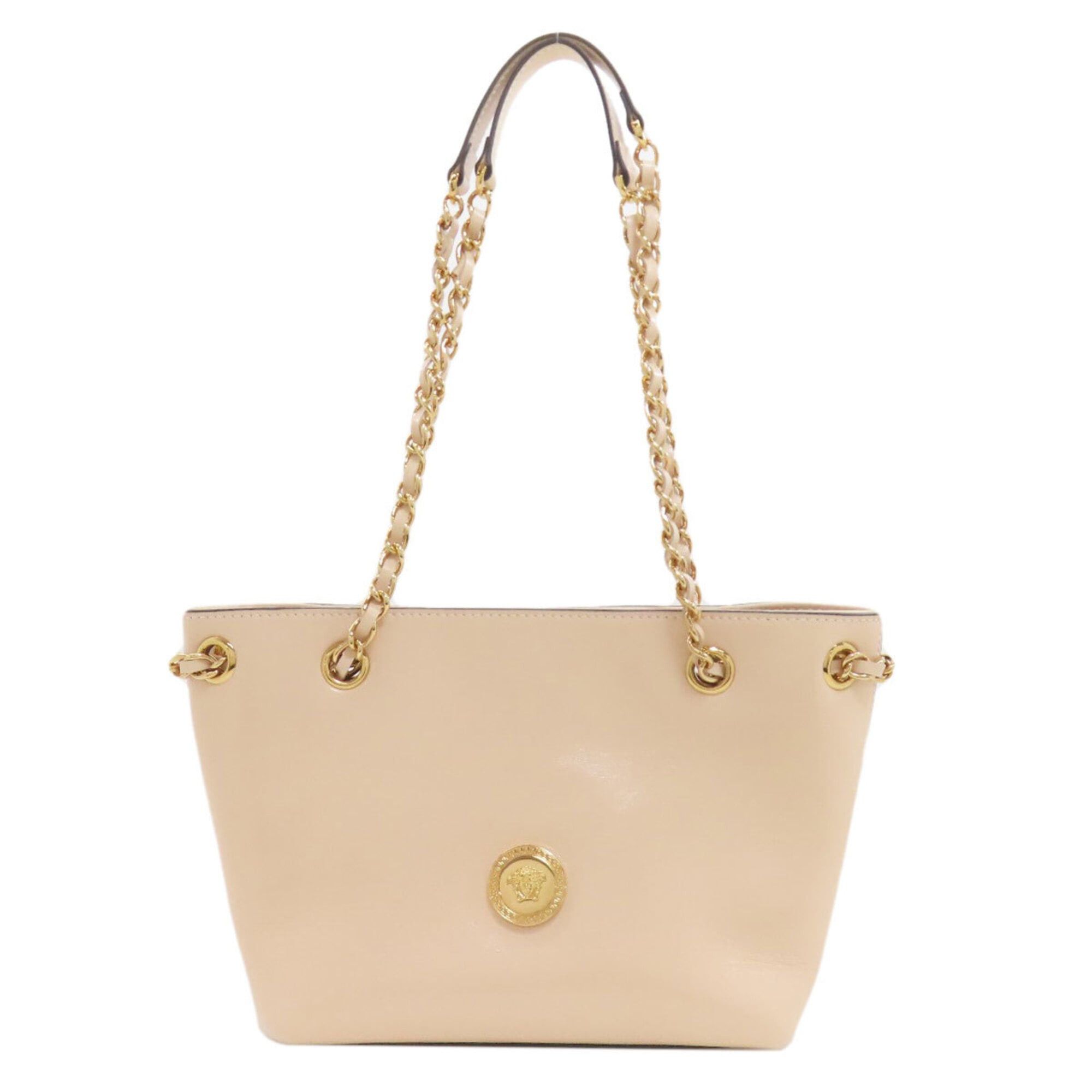 Versace Versace Logo Handbag, Calfskin, Women's Size ONE SIZE - 1 Thumbnail